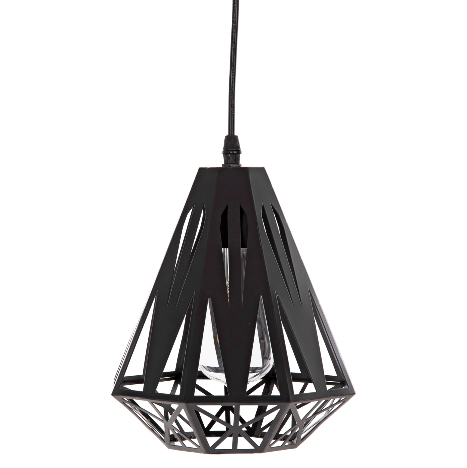 Таванна лампа 4083 черен цвят Φ23x127см