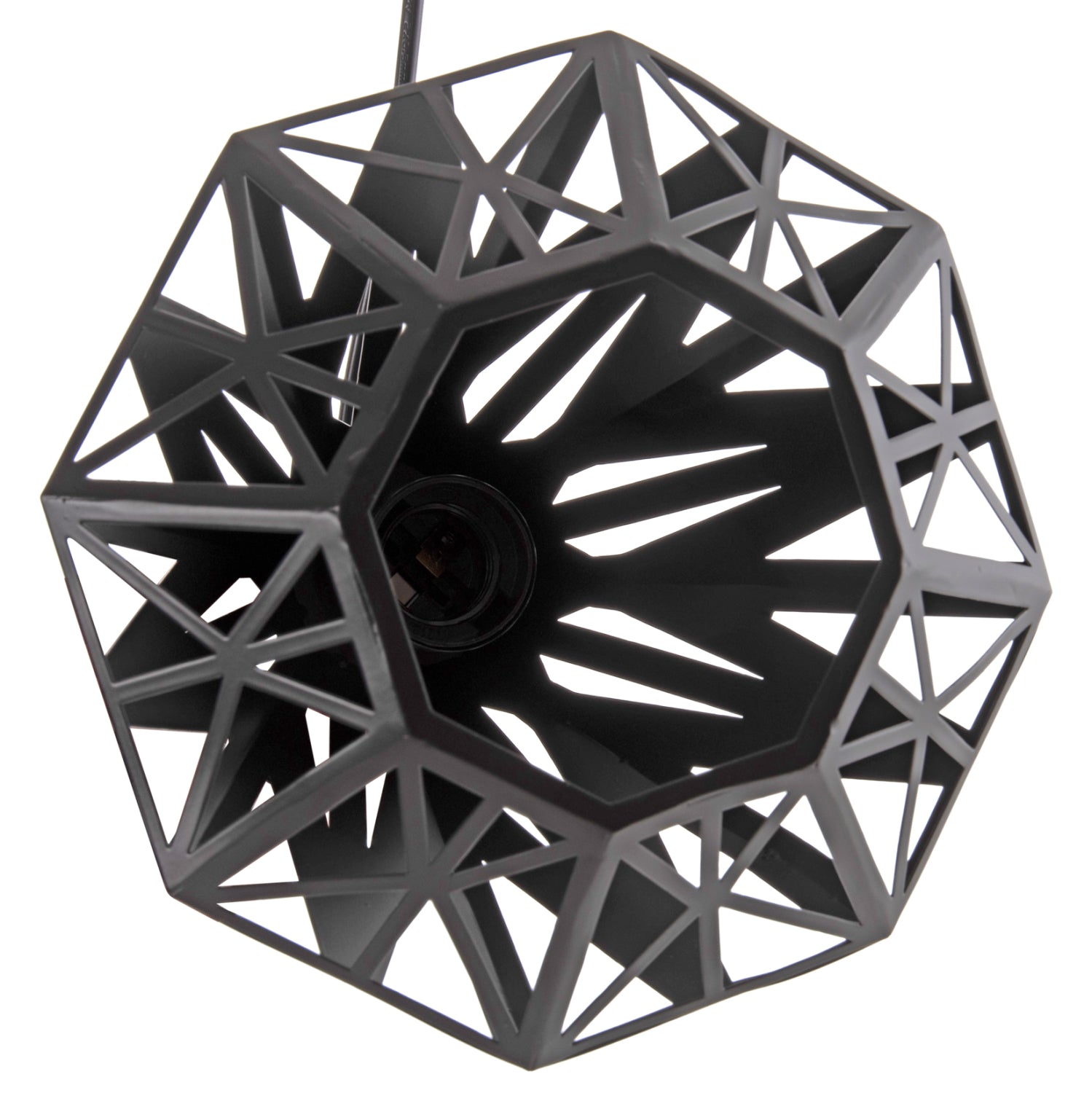 Таванна лампа 4083 черен цвят Φ23x127см