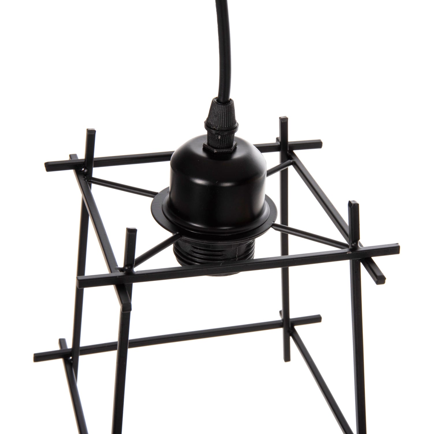 Таванна лампа 4085 черен цвят 17x17x128см