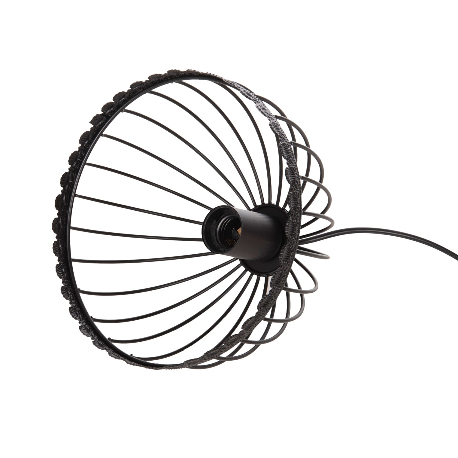 Лампа черен цвят Φ22x123