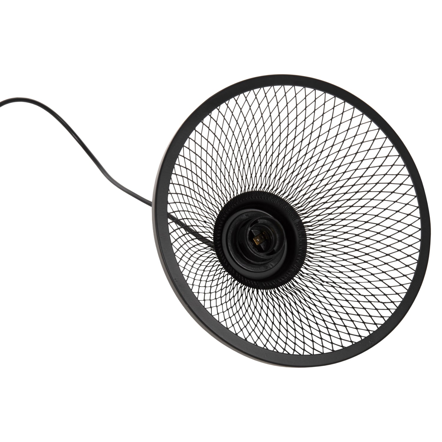 Таванна лампа 4102 черен цвят Φ25x115см