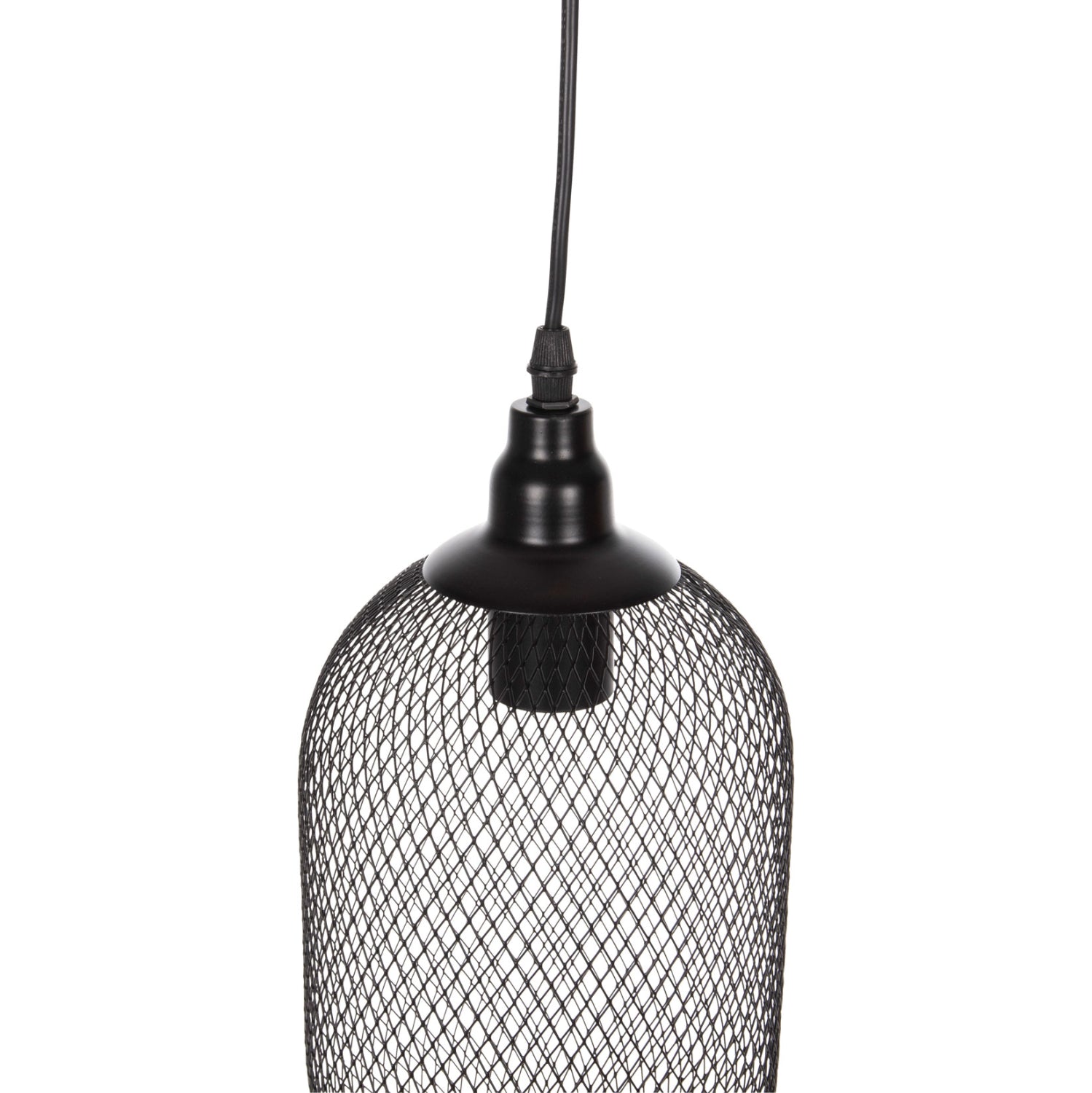 Таванна лампа 4104 черен цвят Φ24x123см