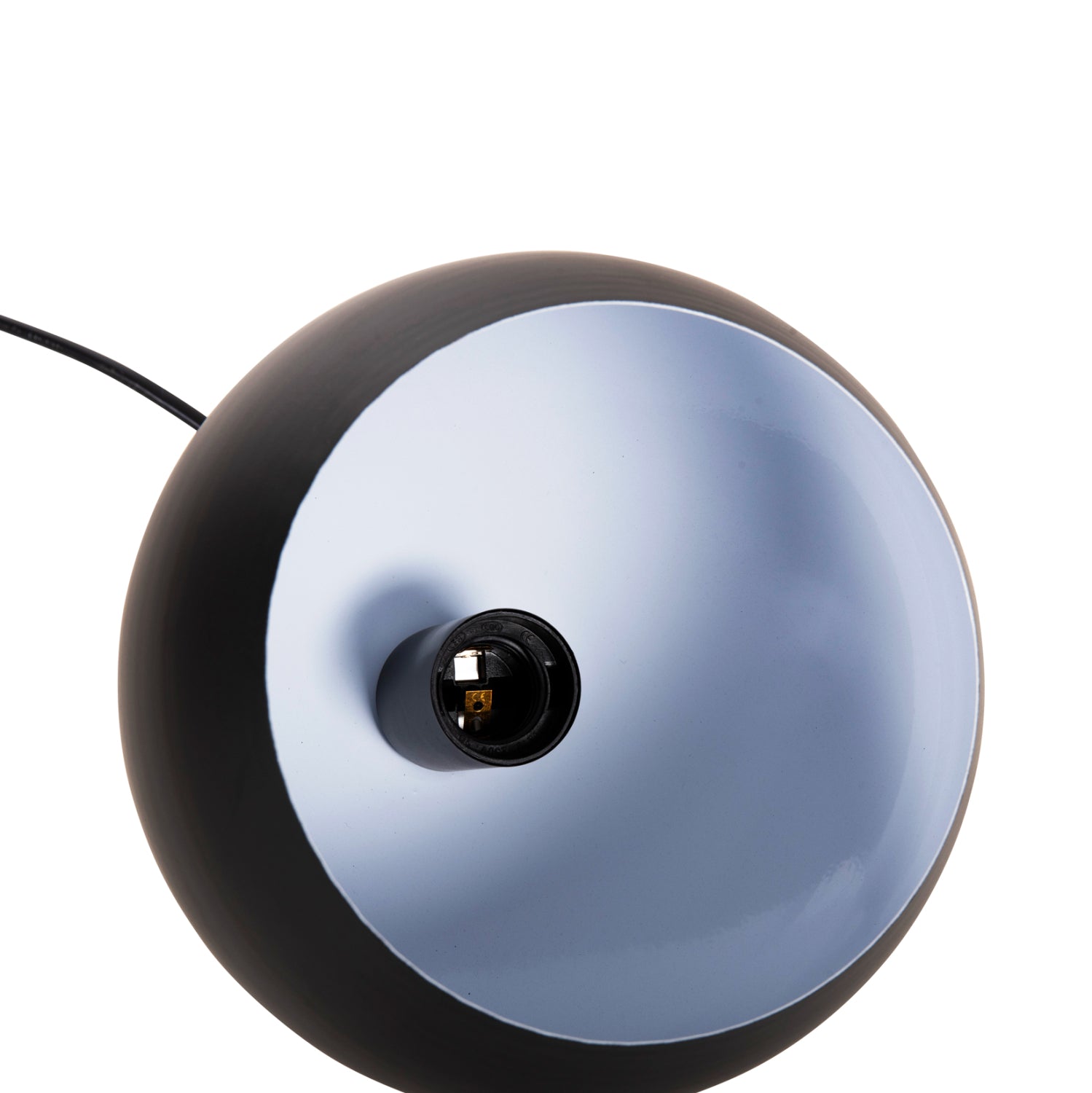 Таванна лампа 4107 черен цвят 19x19x115см