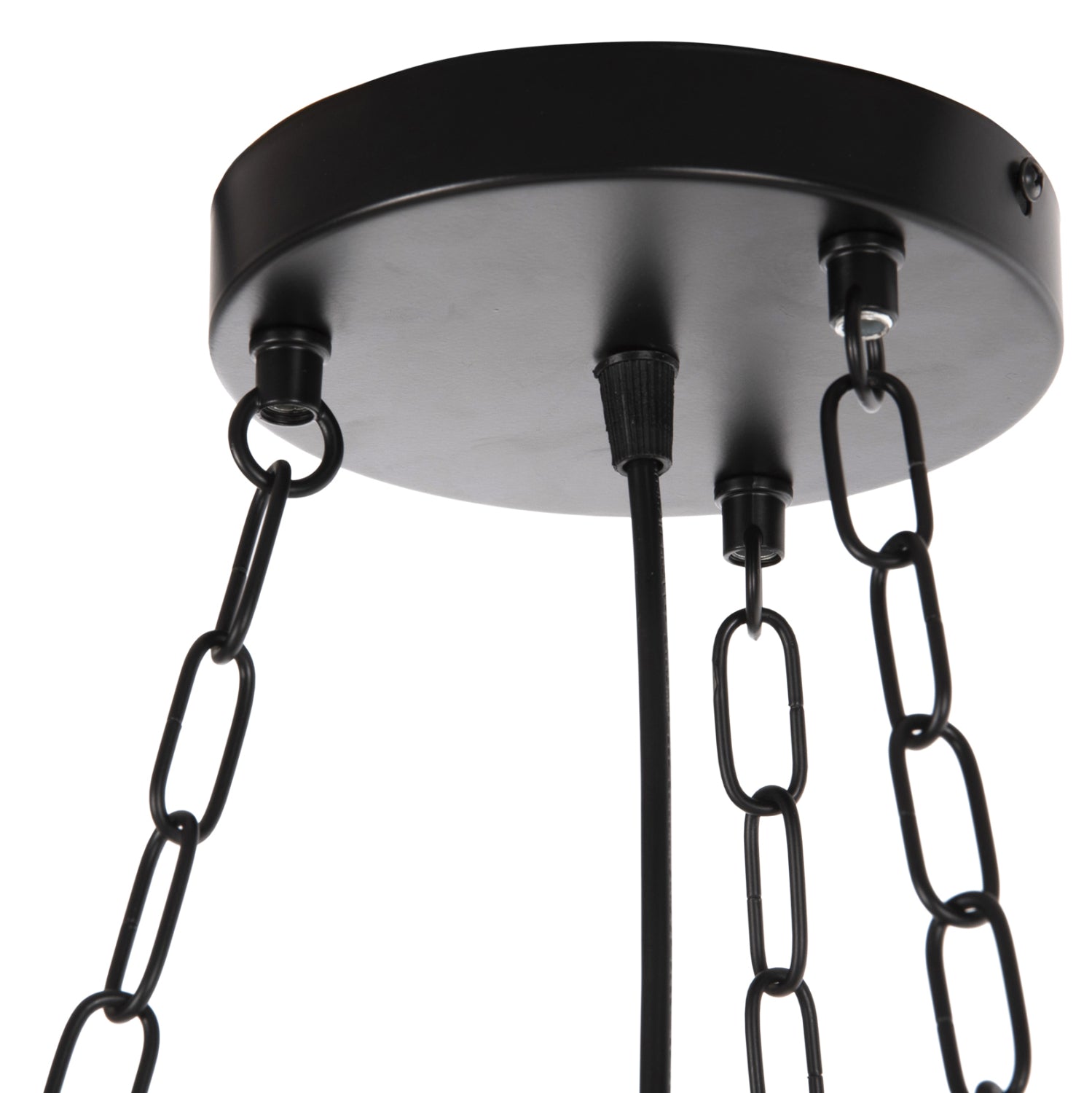 Таванна лампа 4116 дърво-метал-стъкло 119см