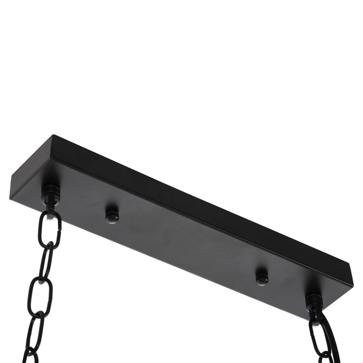 Таванна висяща лампа 4118 естествено дърво-черен цвят 95x35x116 см