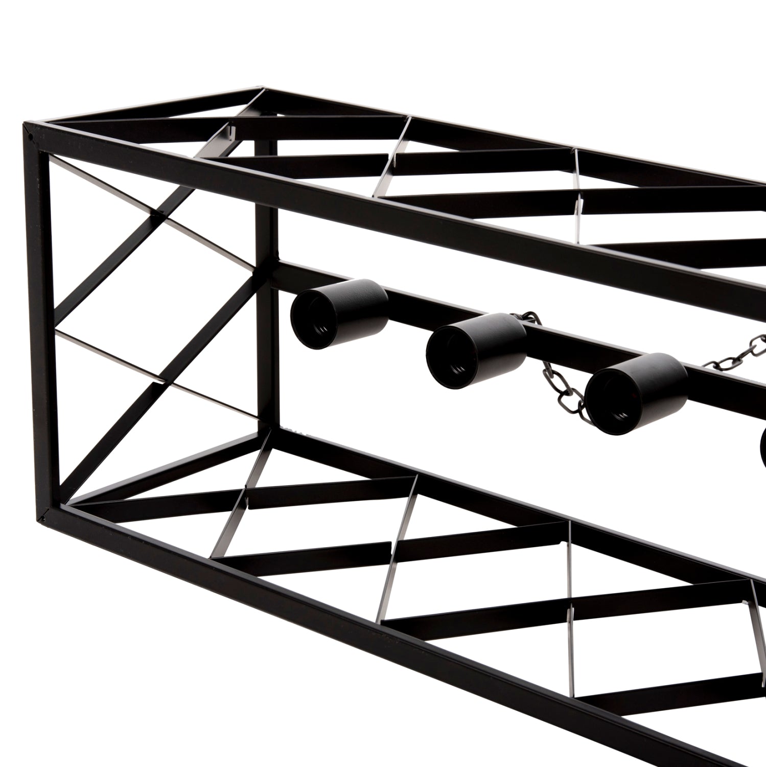 Таванна лампа 4128 черен цвят 77.5x25x101см