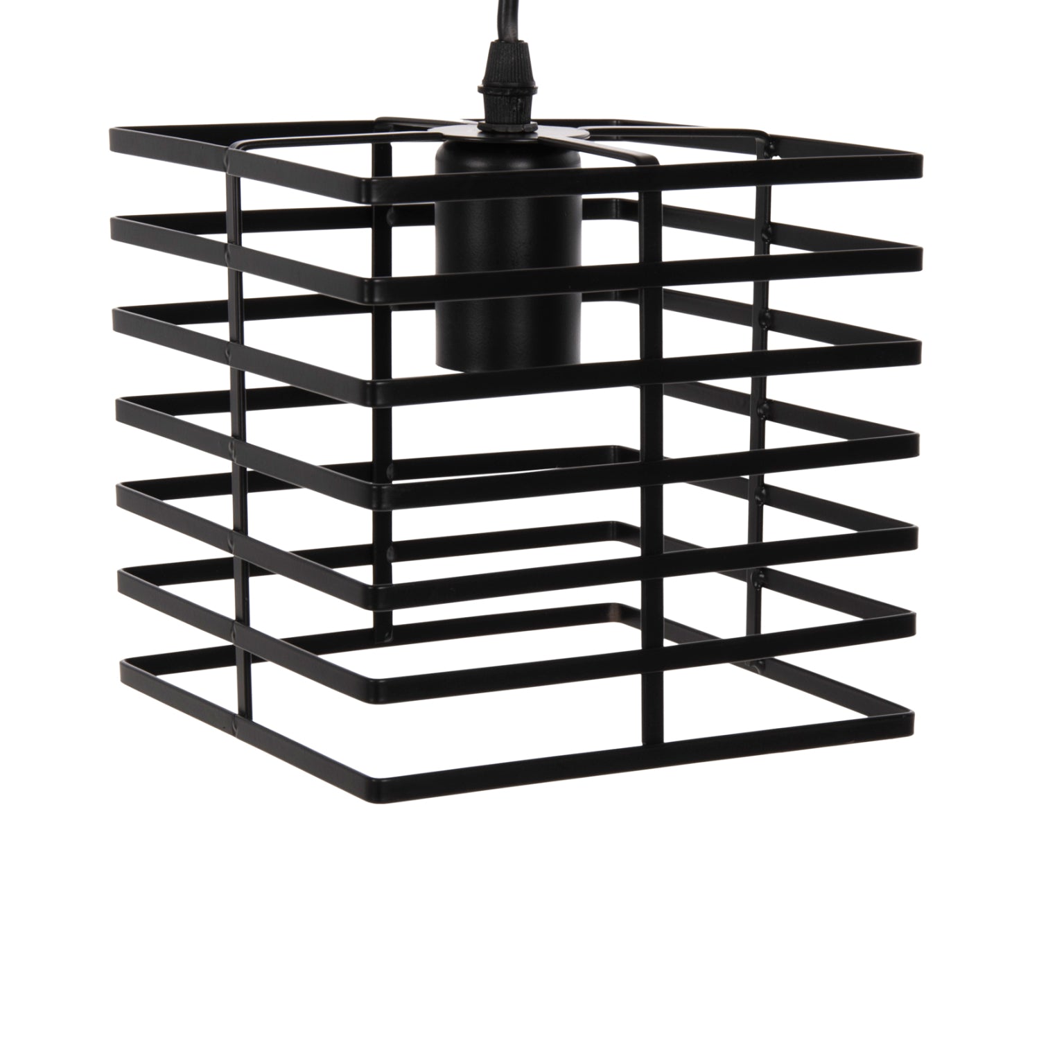 Таванна лампа 4131 черен цвят 16x16x124см