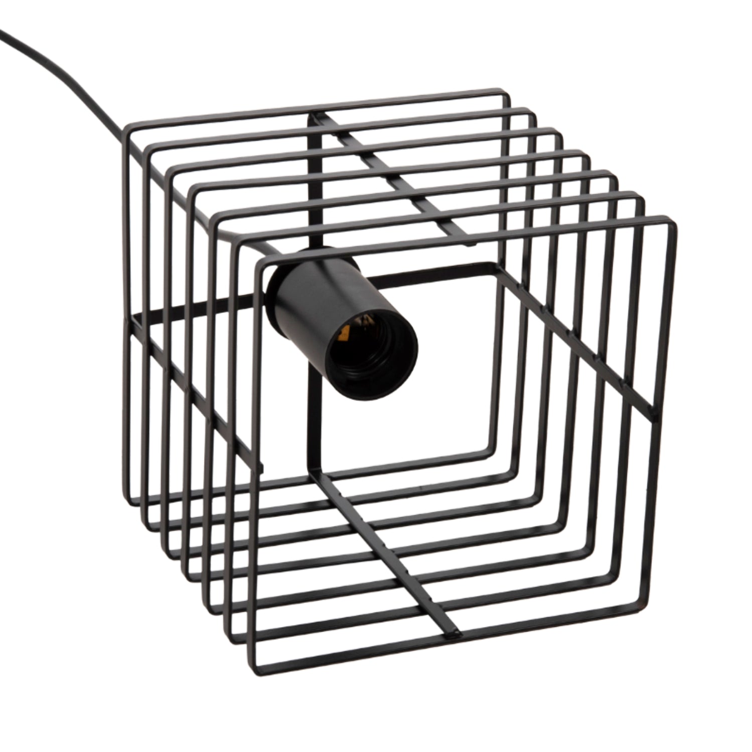 Таванна лампа 4131 черен цвят 16x16x124см