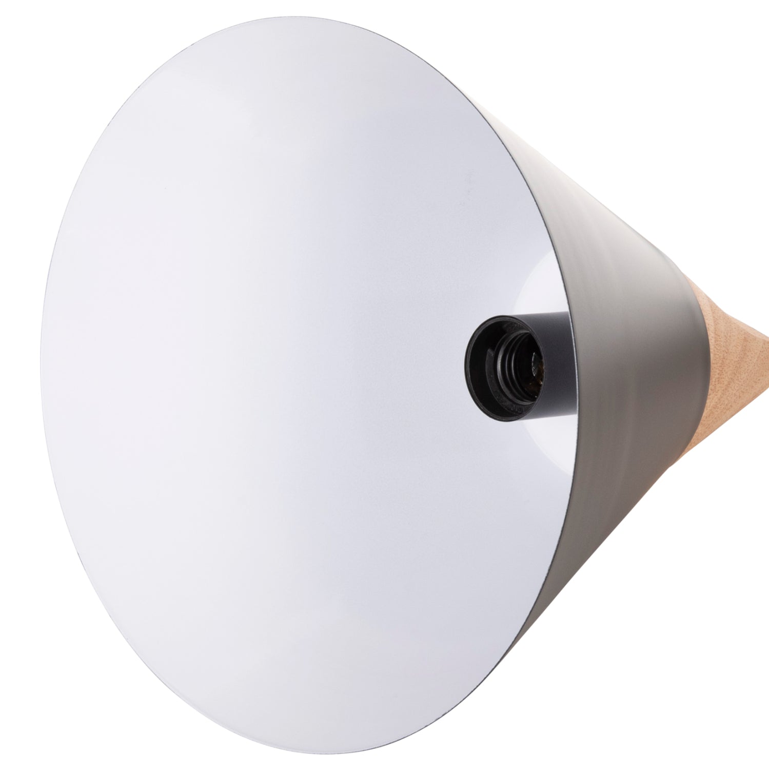 Лампа Осло цвят черен-натурал Φ22x115