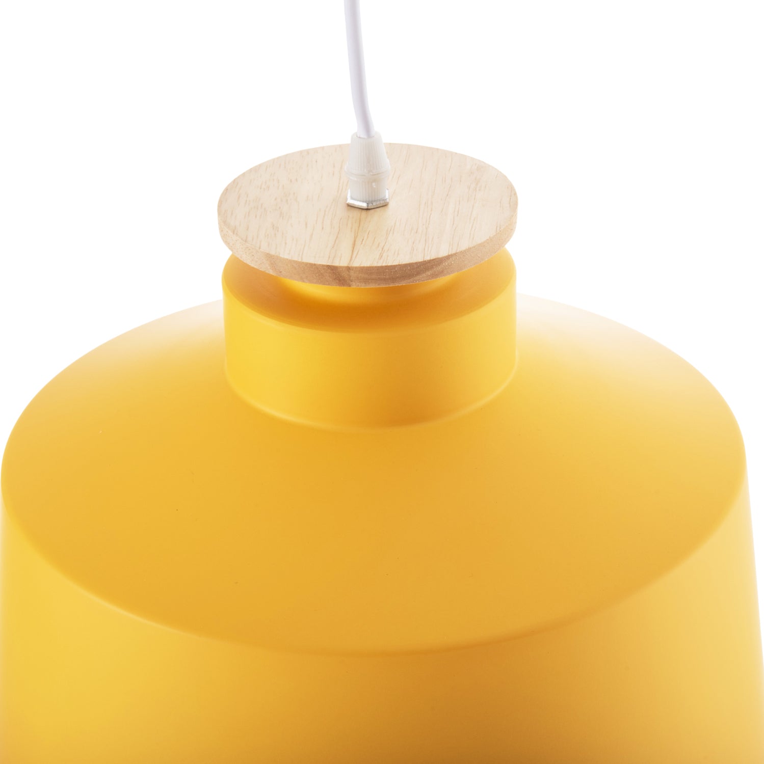 Лампа Дейзи цвят жълт-бял -φ30x123.5см