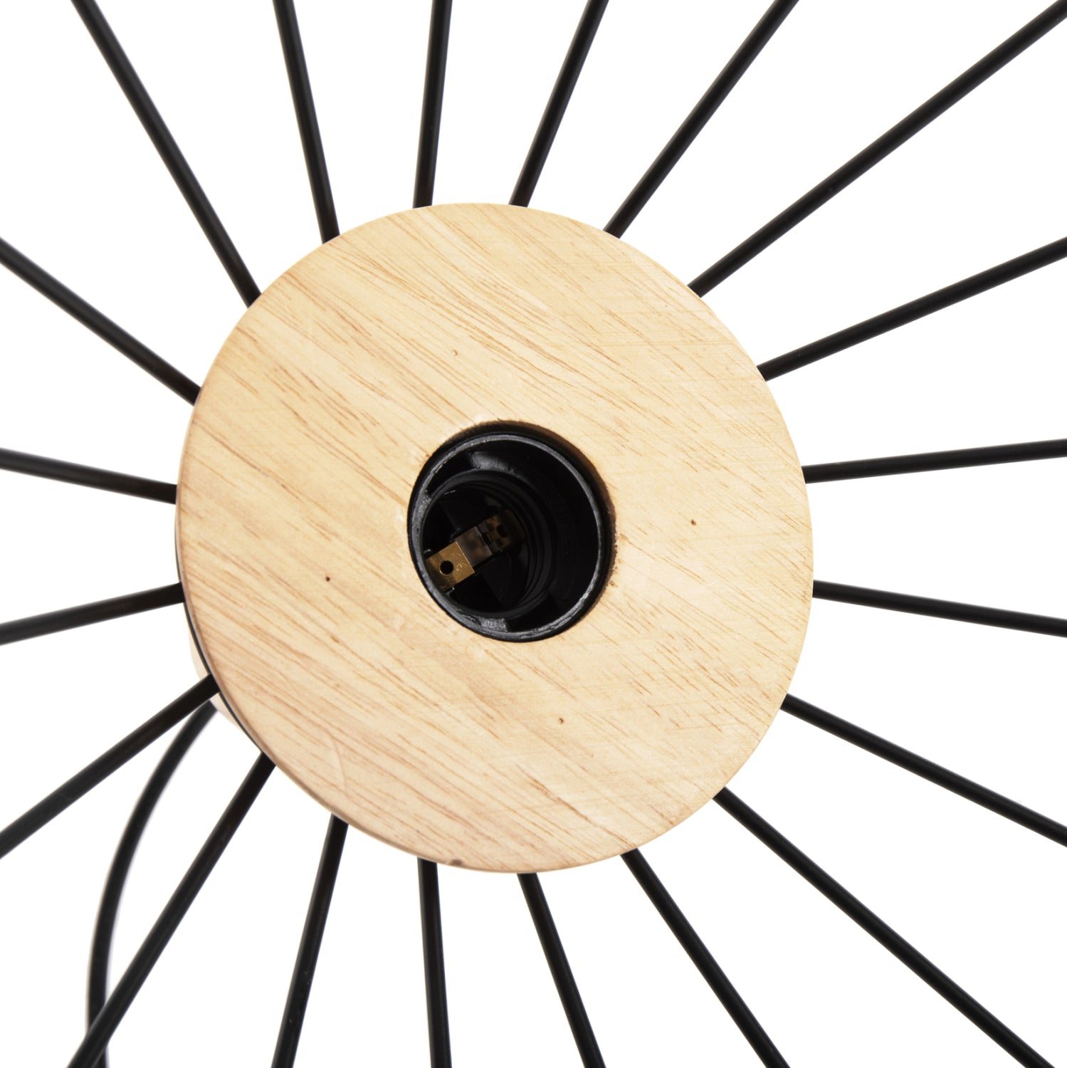 Лампа черен цвят Φ39x117