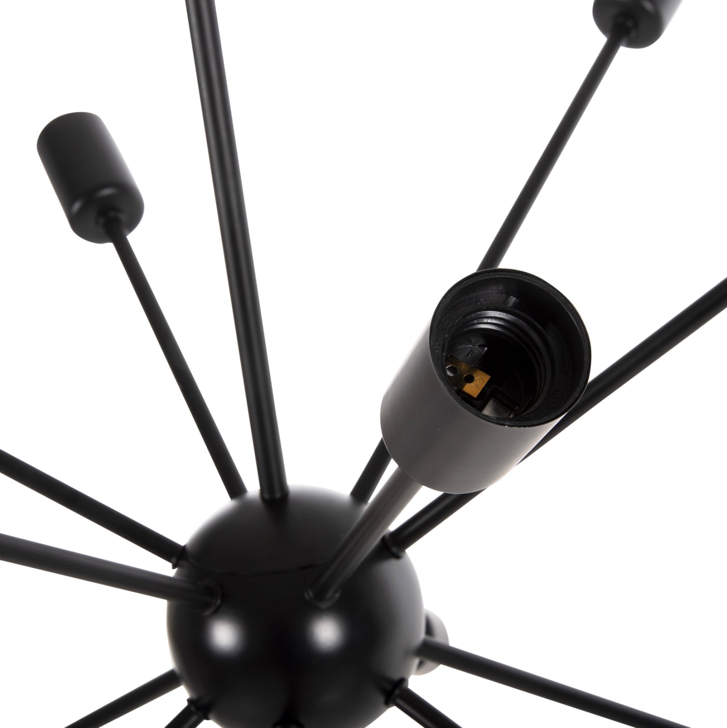 Таванна лампа 4173 черен цвят Φ85x115см