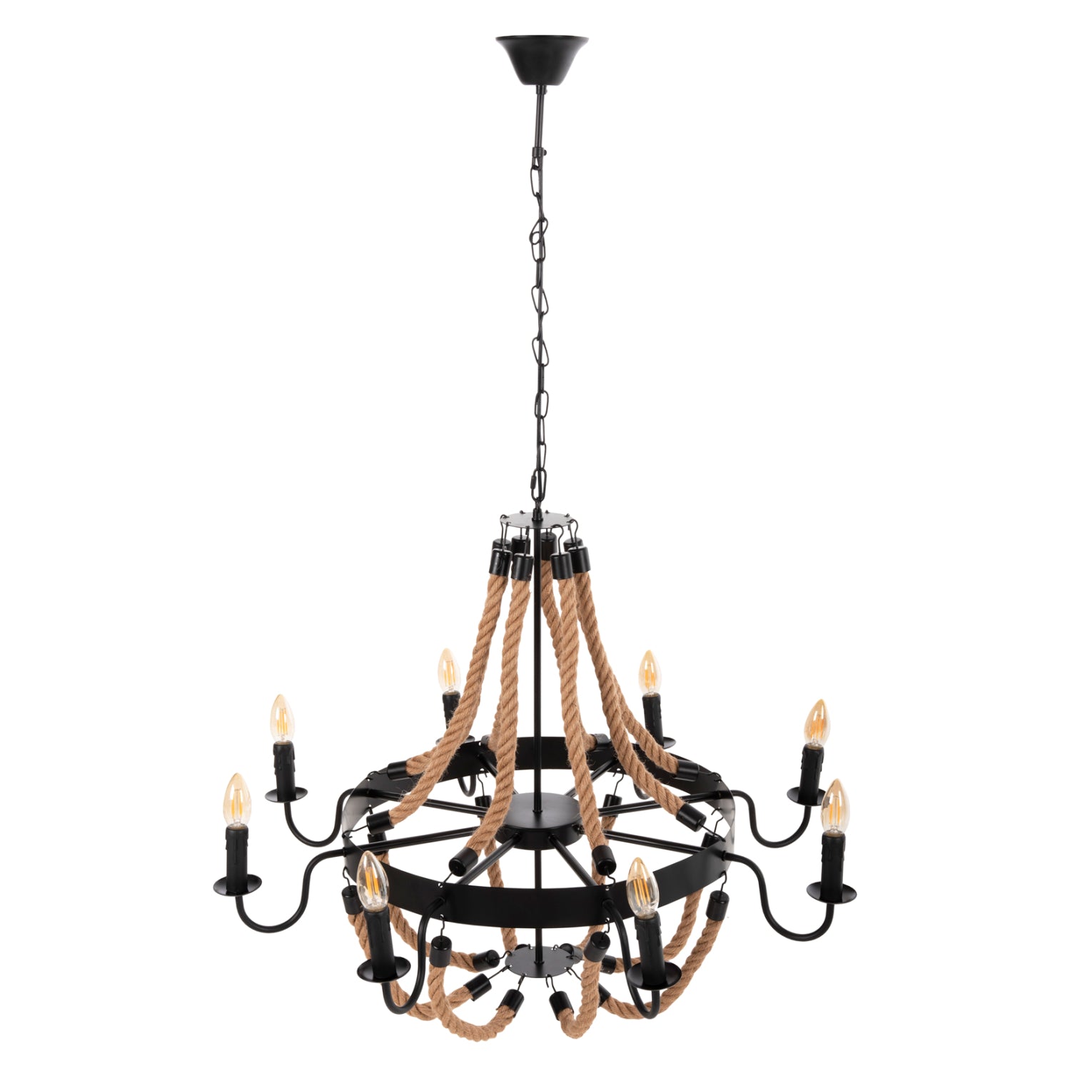 Полилей 4178 въже-метал 84x84x121см