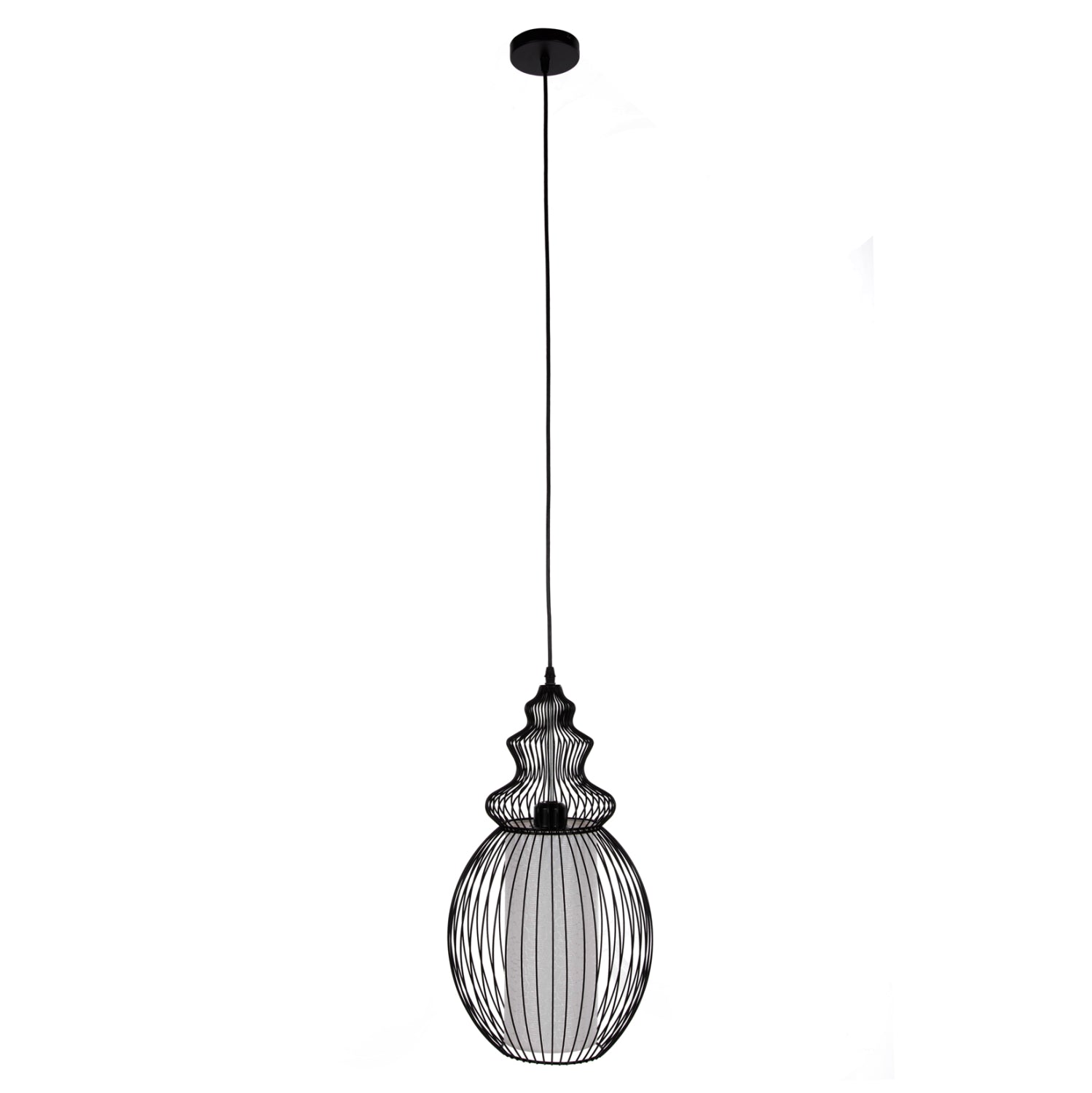 Таванна лампа 4184 черен цвят 26x26x125см