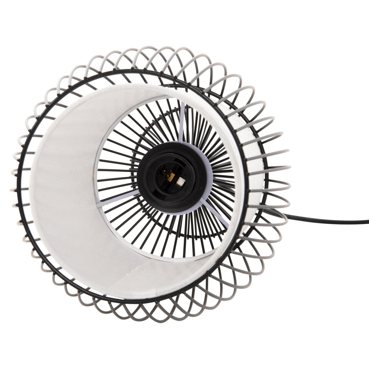 Таванна лампа 4186 черен цвят 20x20x131см