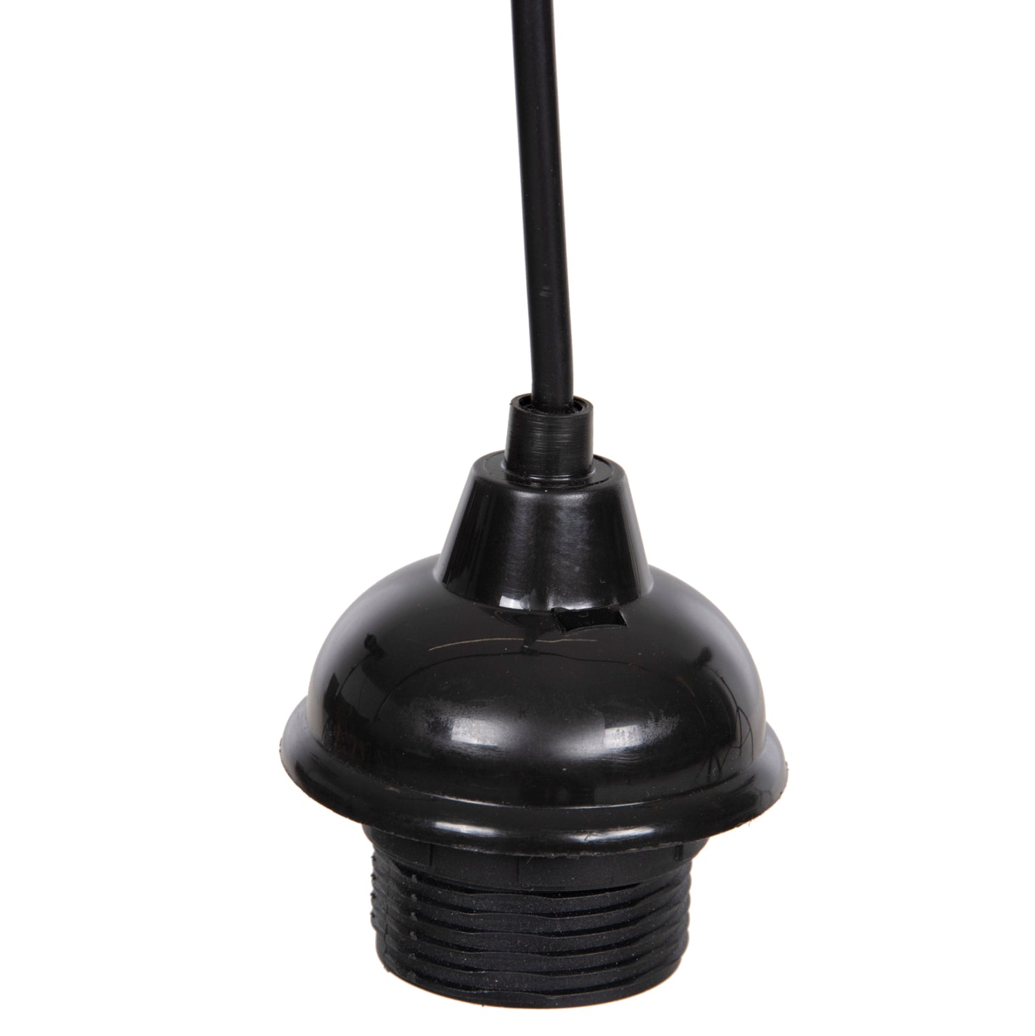 Кабел за таванно осветление с шайба черен цвят 4187