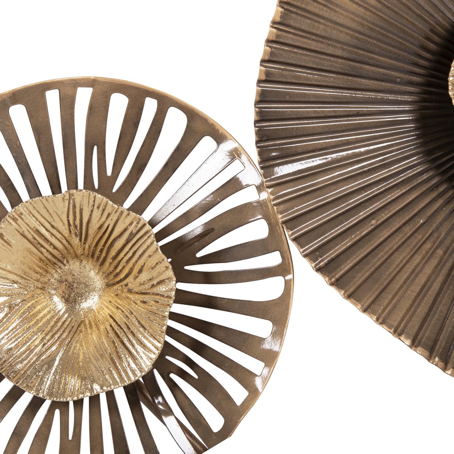 Метална стенна декорация в земни цветове 83x48см.