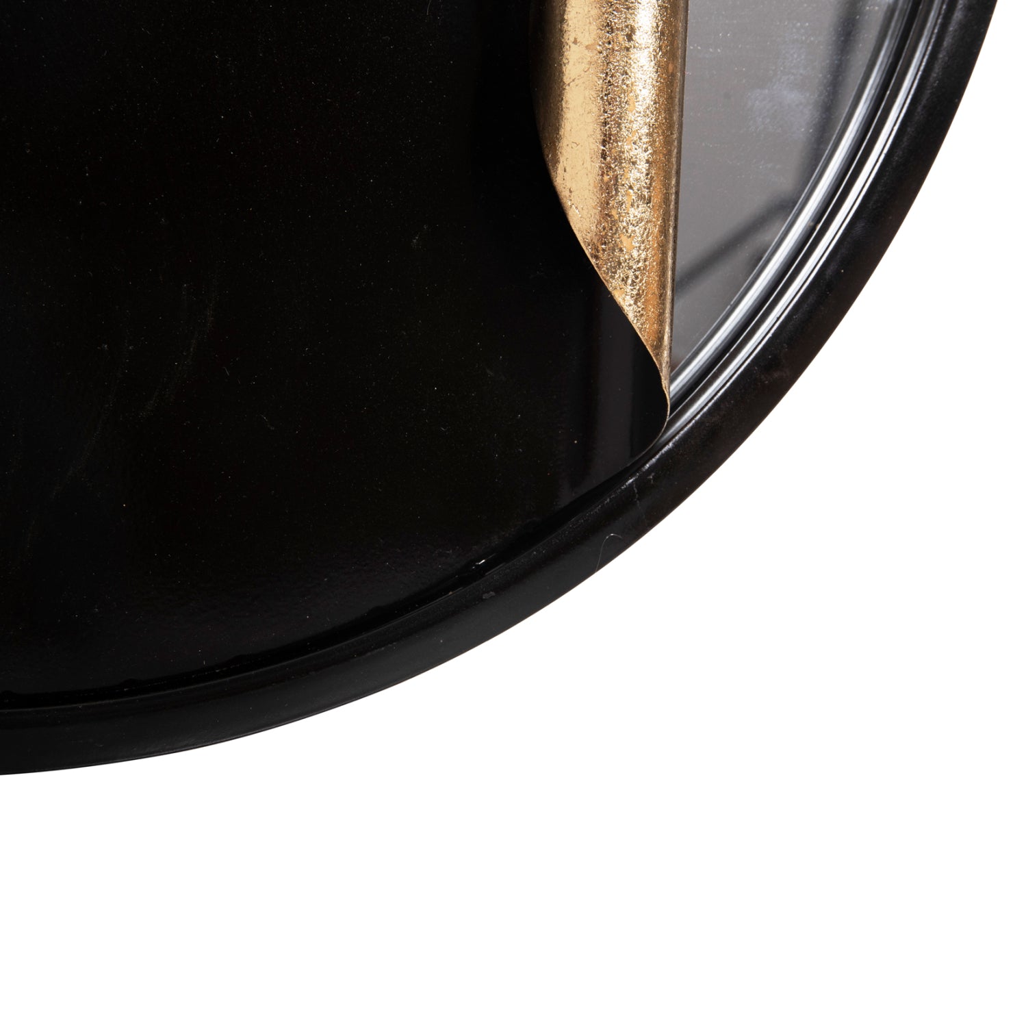 Декоративна метална стенна плоча в черно и златно 81.5x46.5y см