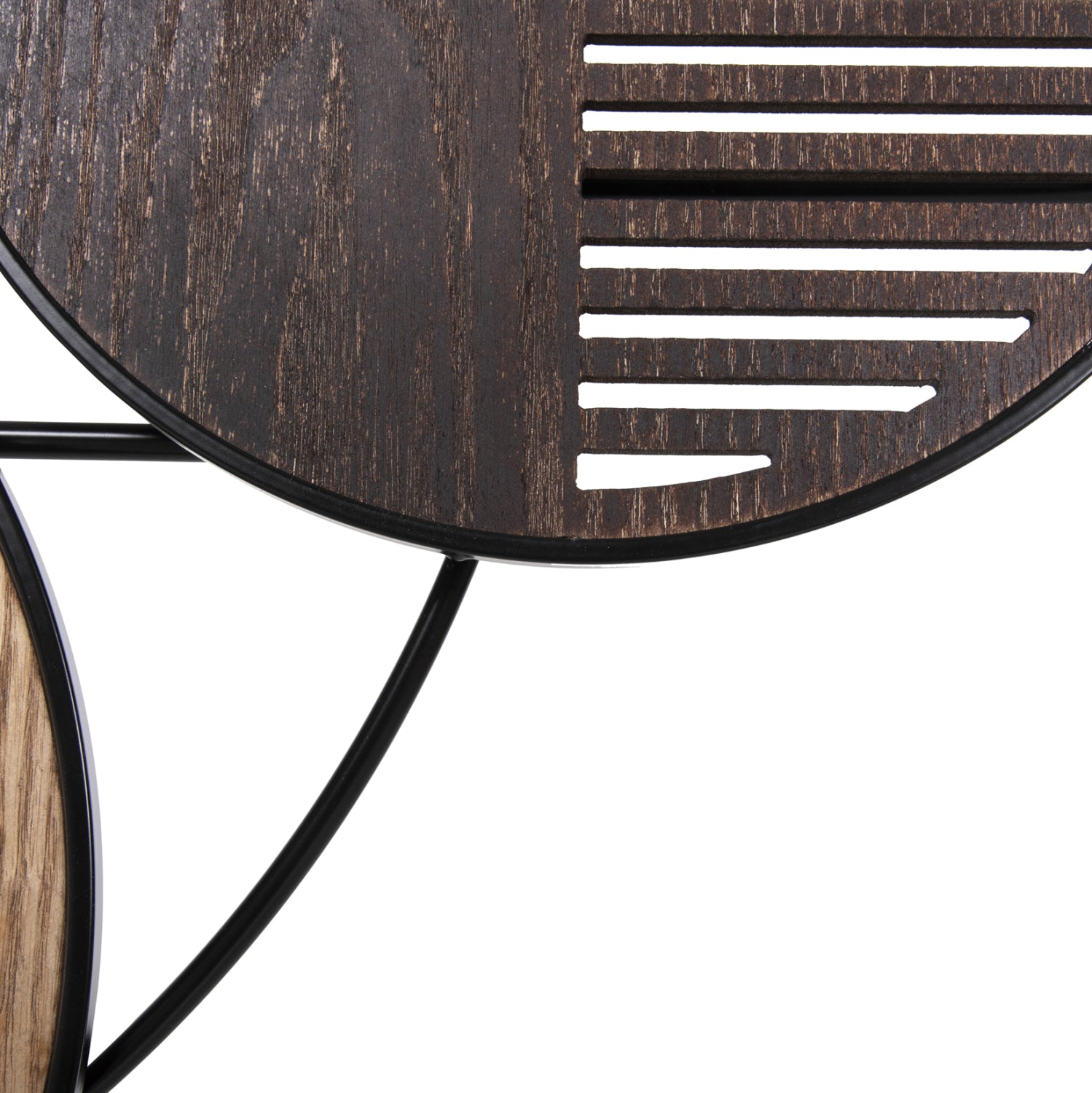 Декорация за стена цвят натурал-черен метал /земни цветове 135x69