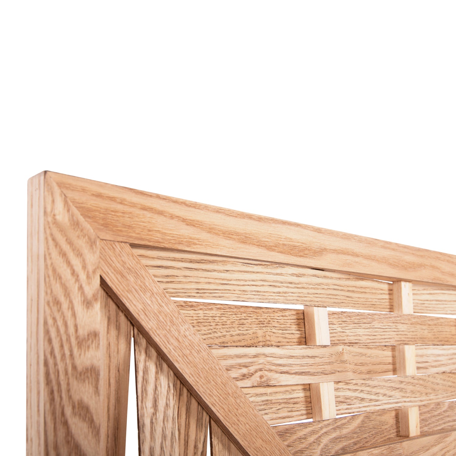 Огледало стенно правоъгълно с рамка бамбук 120x2.5x80 см.