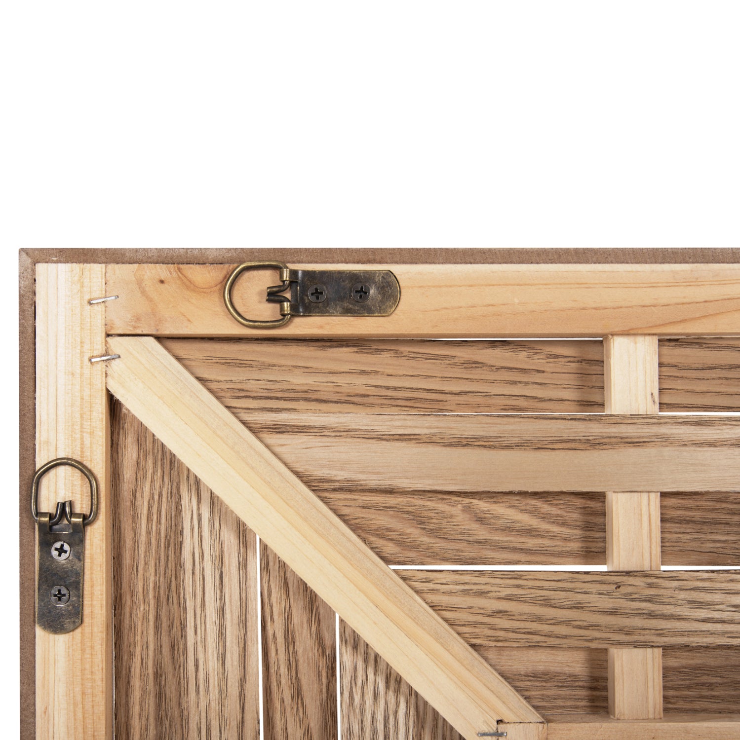 Огледало стенно правоъгълно с рамка бамбук 120x2.5x80 см.