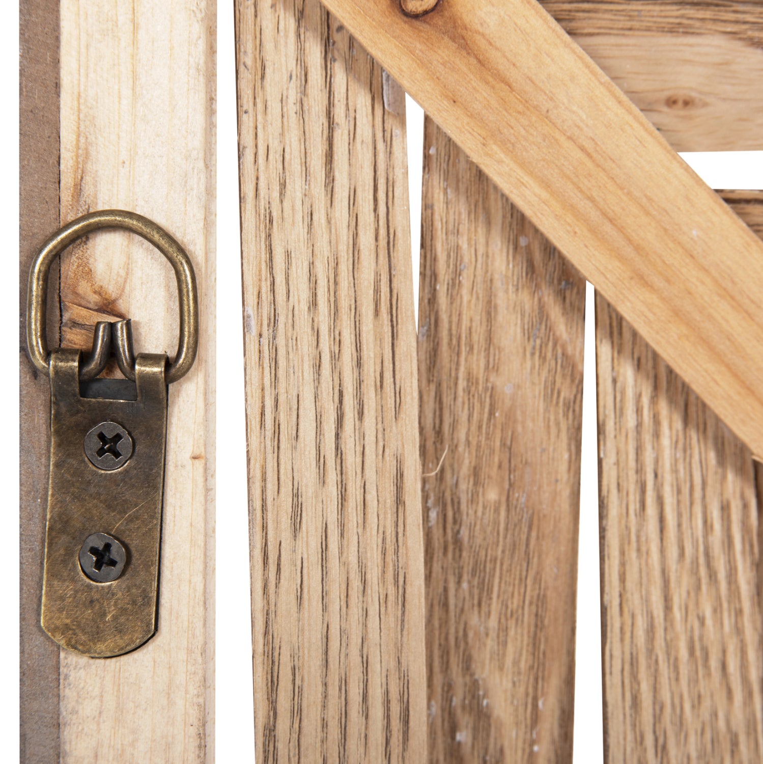 Огледало стенно с рамка от бамбук 71x7x71 см.