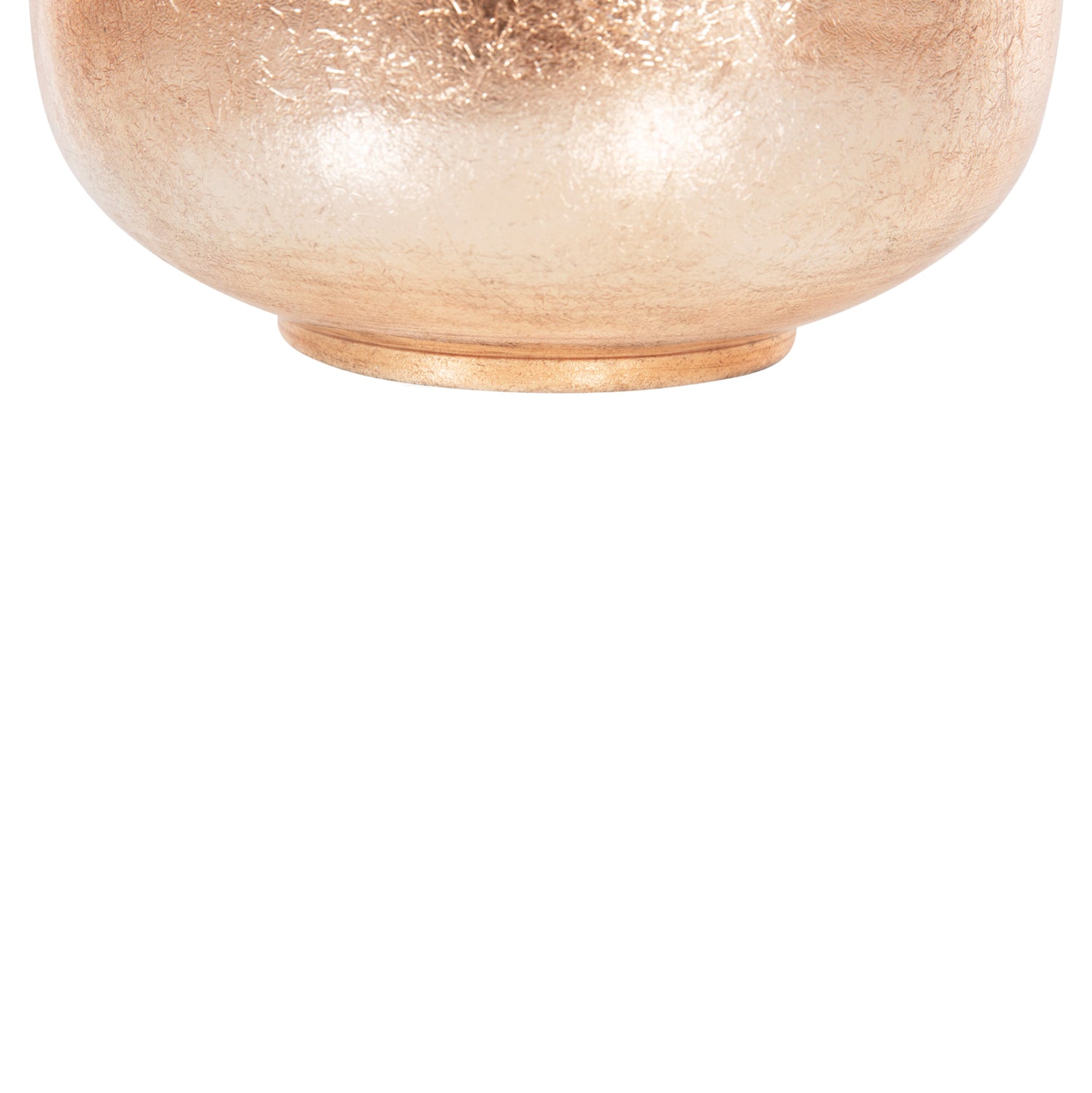 Декоративна подова ваза метал в черешево-златист перла φ24x69υсм