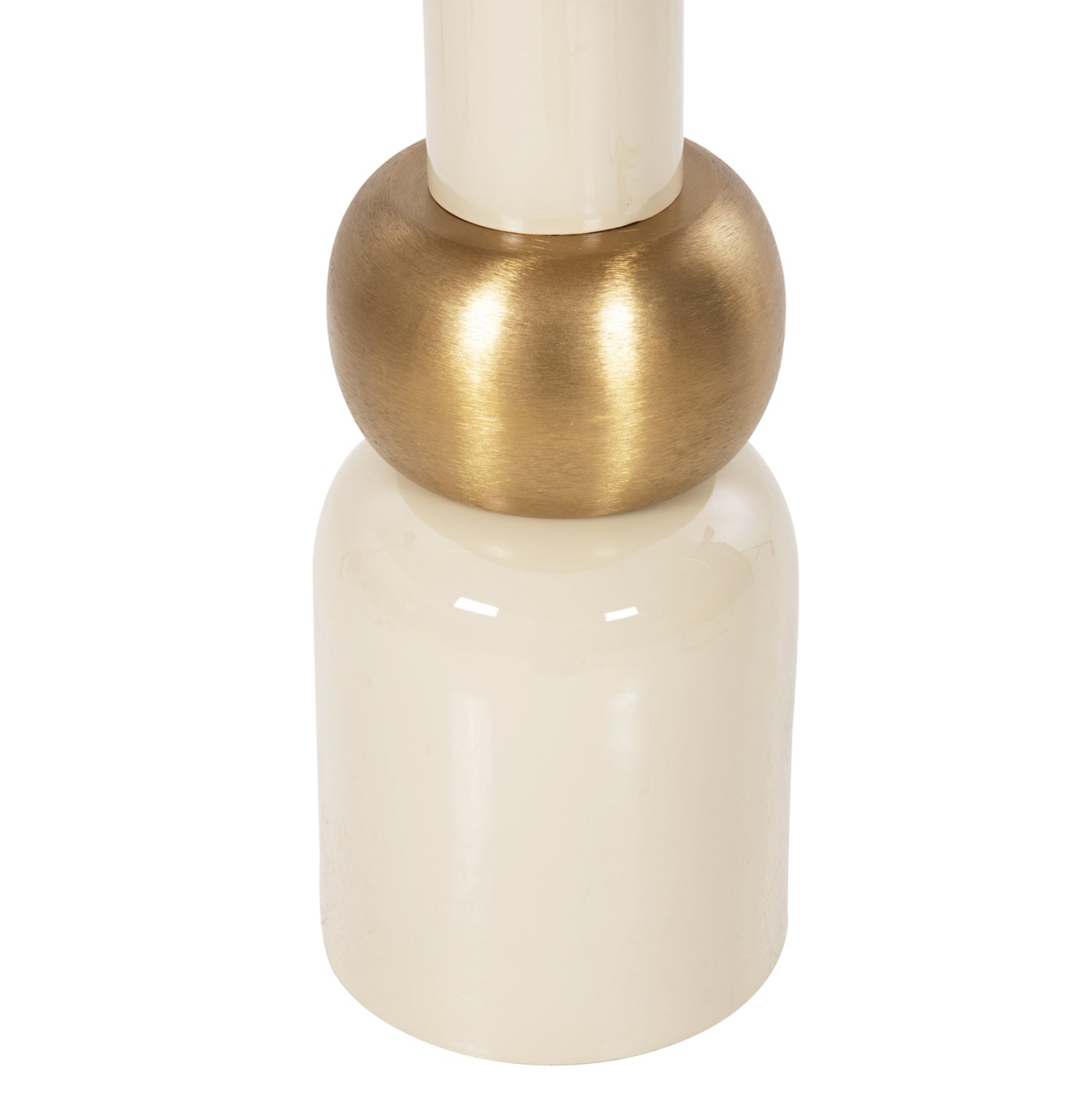 Помощна маса AMBUR крем-златист цвят Φ40.5x62см