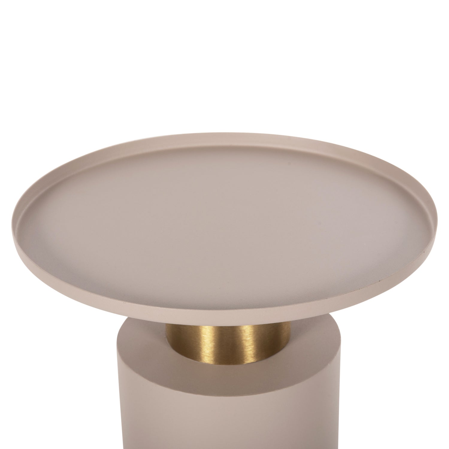 Странична маса PUNJAB цвят екрю бронз Ф36x47см