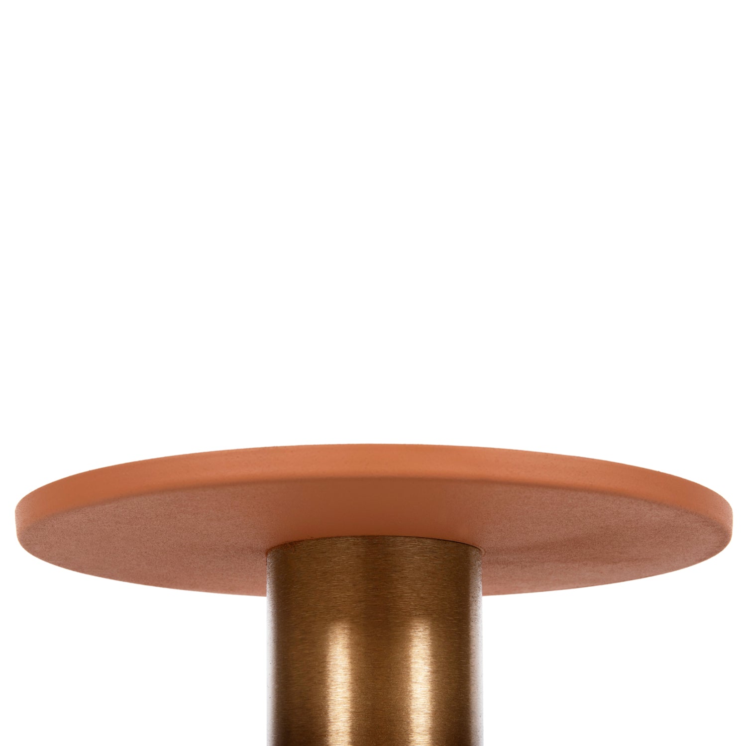 Помощна маса PUNJAB оранжев цвят Φ36x47см