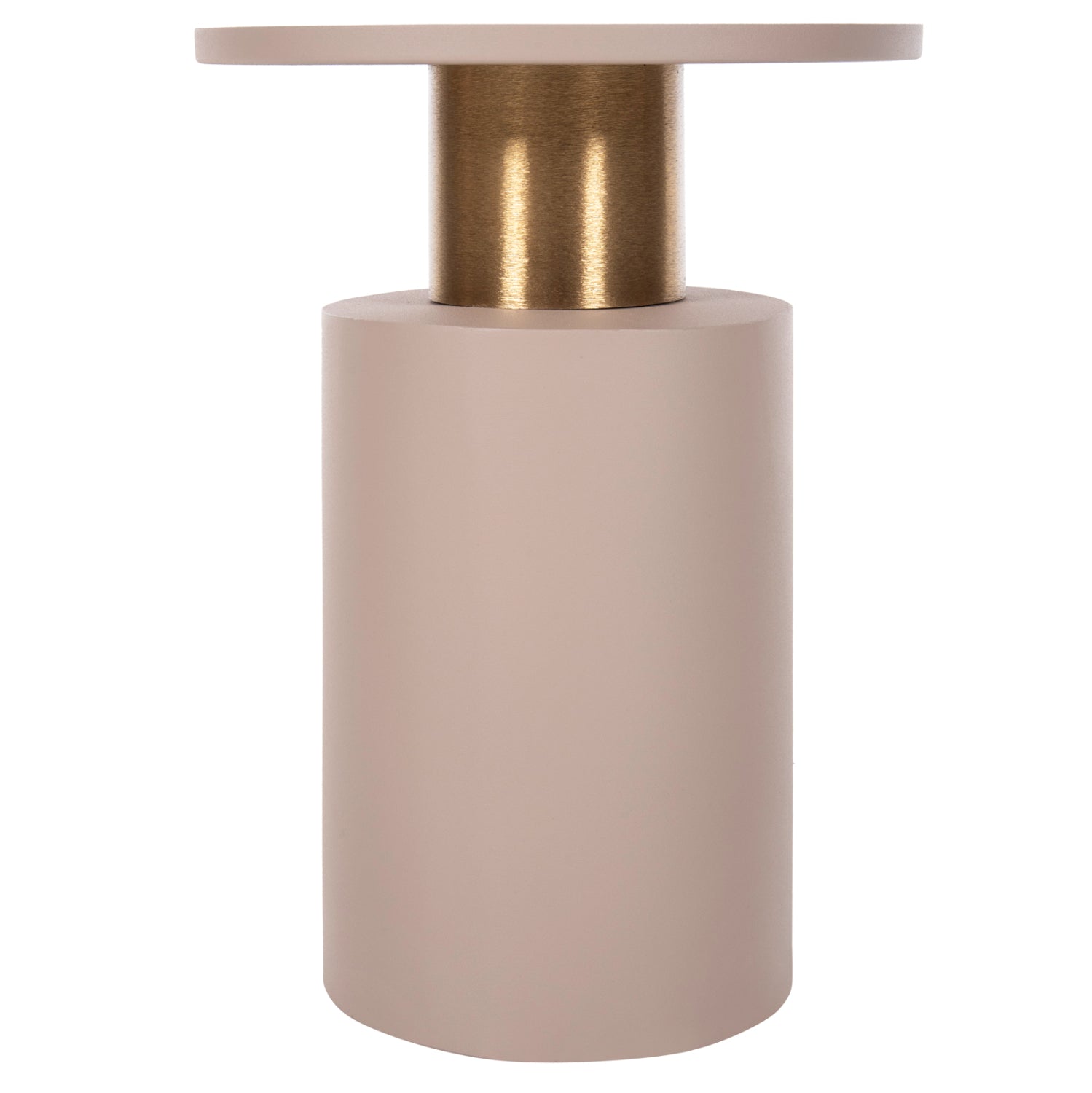 Странична маса PUNJAB екрю-бронз цвят Ф30,5x42см