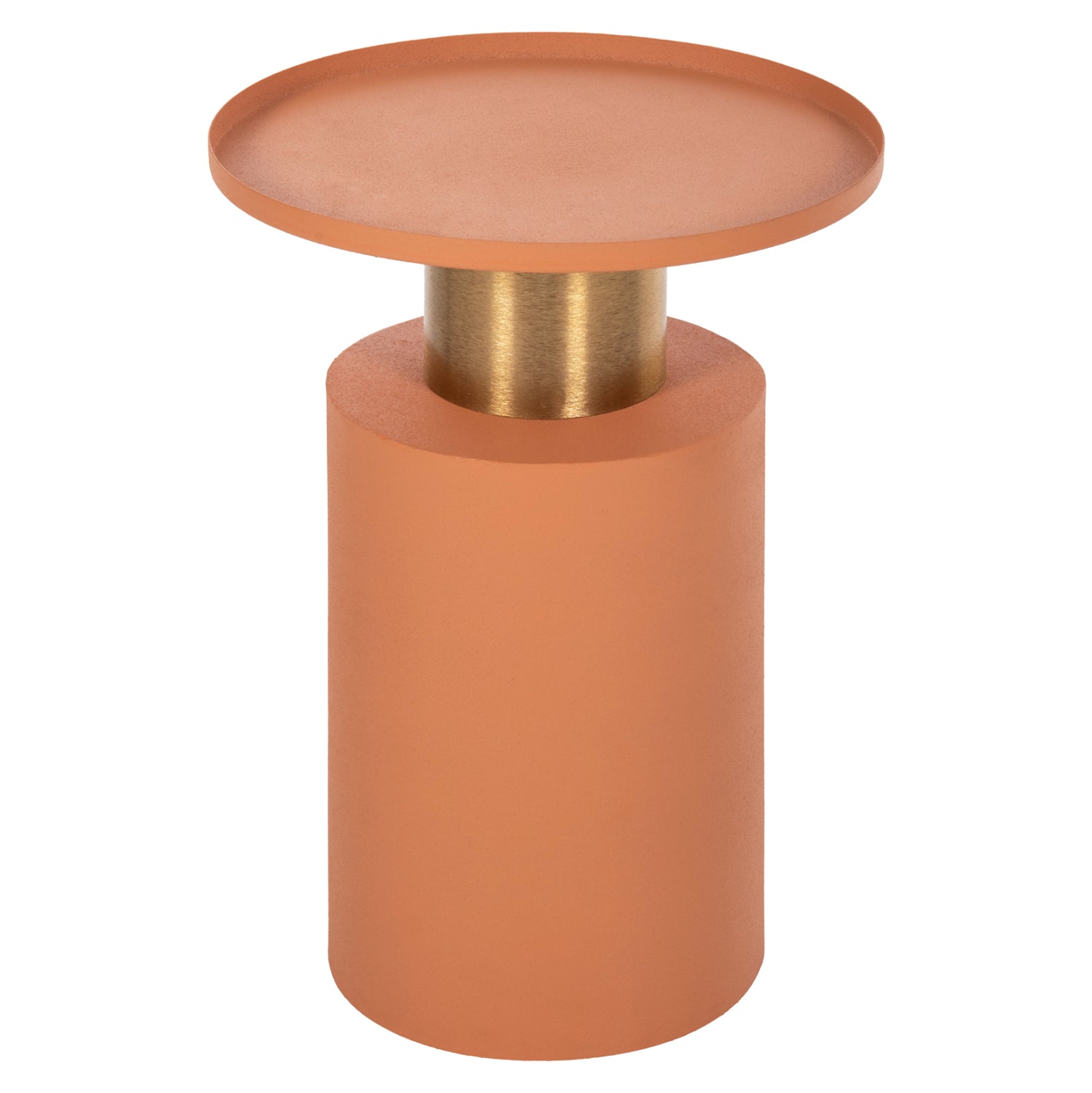 Странична маса PUNJAB -оранжев цвят Φ30,5x42см