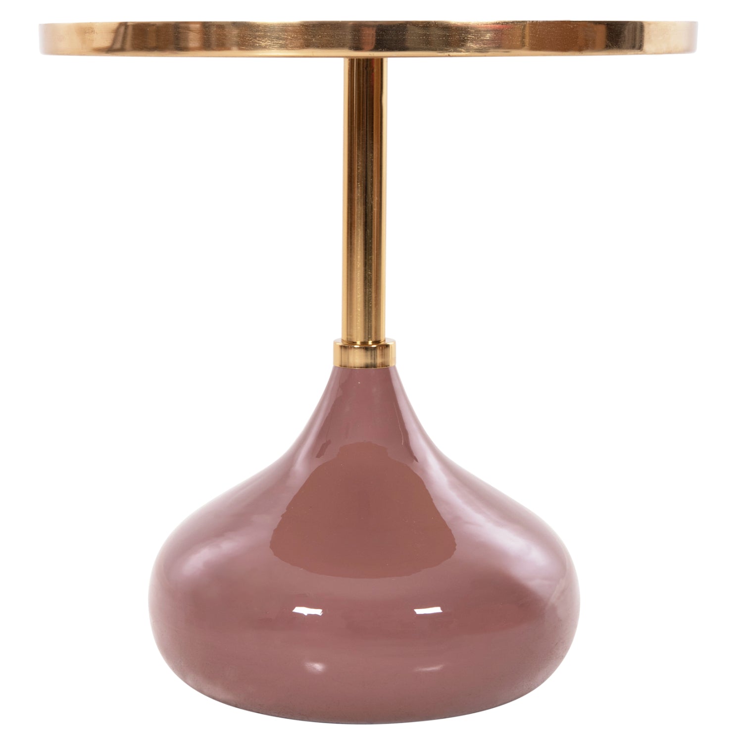 Странична маса UTRI бежов-сьомга цвят Φ46x46.5см