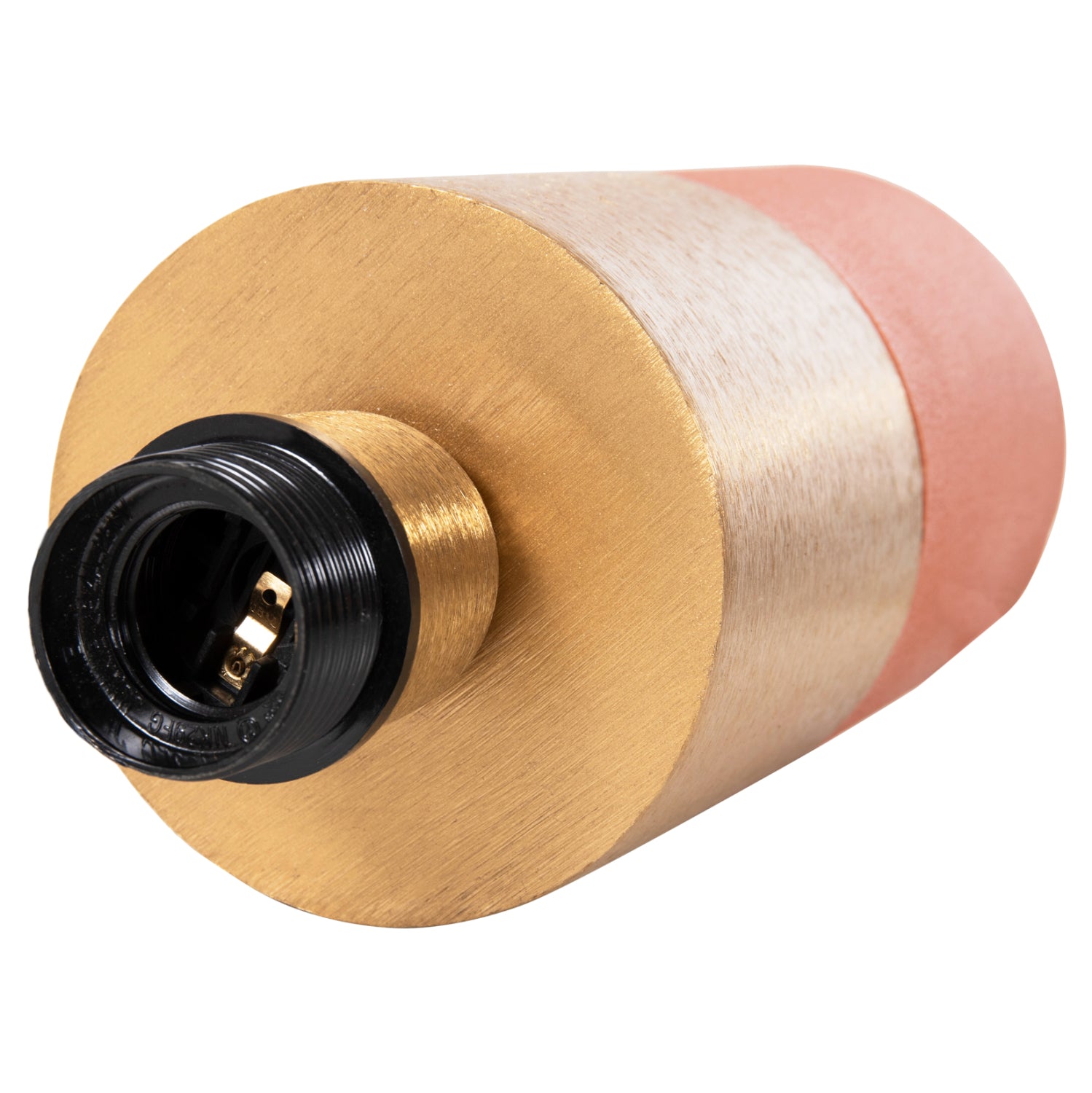 Настолна лампа PUNE цвят оранжев-златист Φ20.5x32.5см