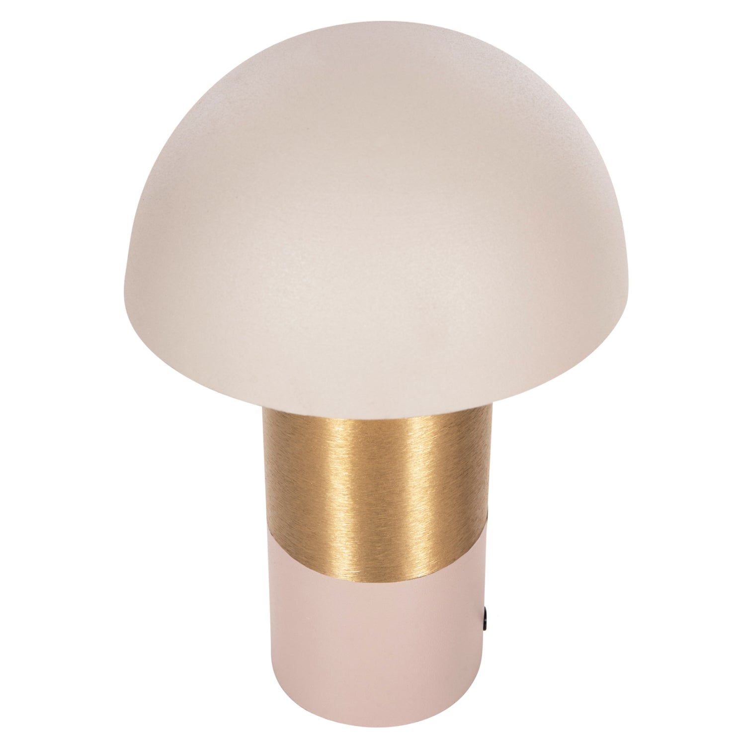 Настолна лампа PUNE цвят оранжев-златен Φ20,5x32,5см