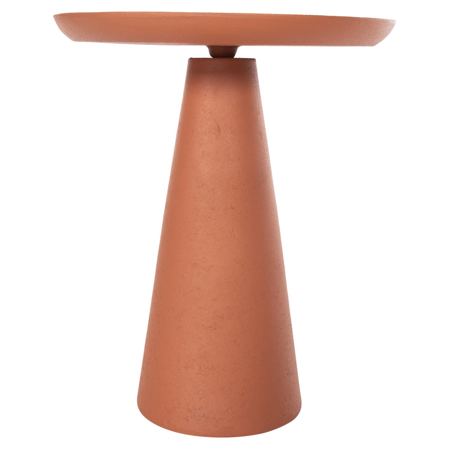 Странична маса DELCON -оранжев цвят Φ39.5x47см