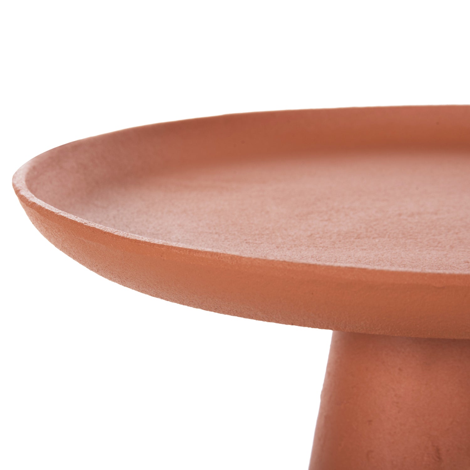 Странична маса DELCON -оранжев цвят Φ39.5x47см