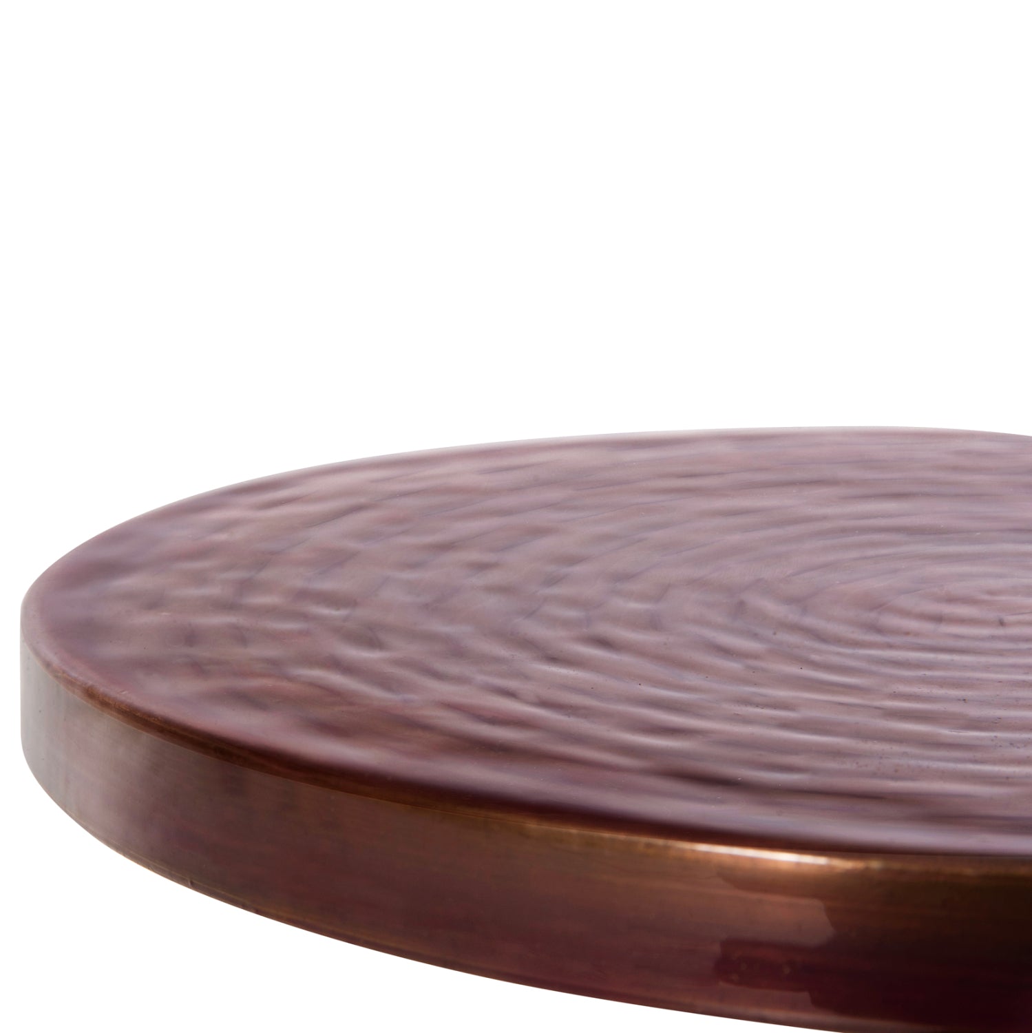 Странична маса BOMBAY метал меден цвят Φ25.5x51.5см