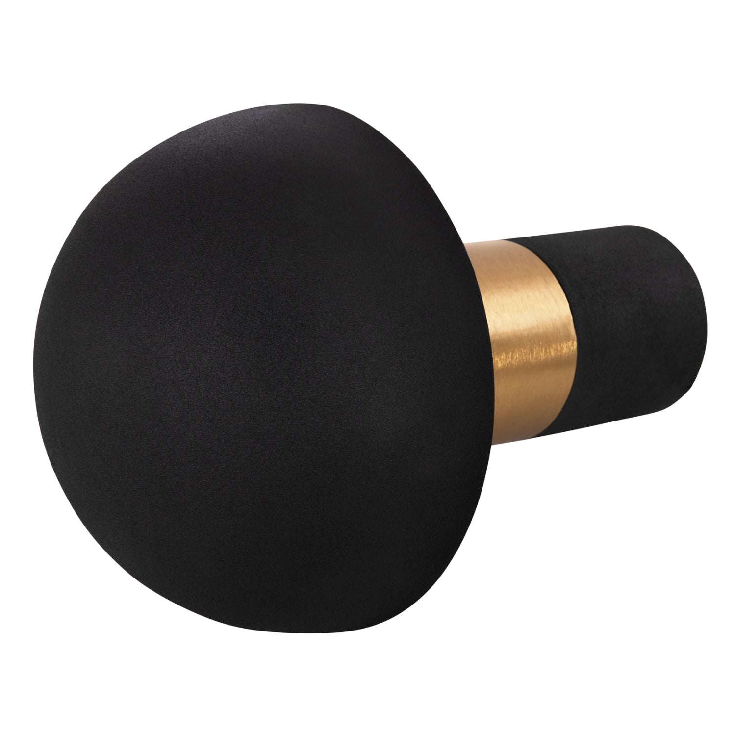 Метална настолна лампа PUNE черен-златист цвят φ31x44h см