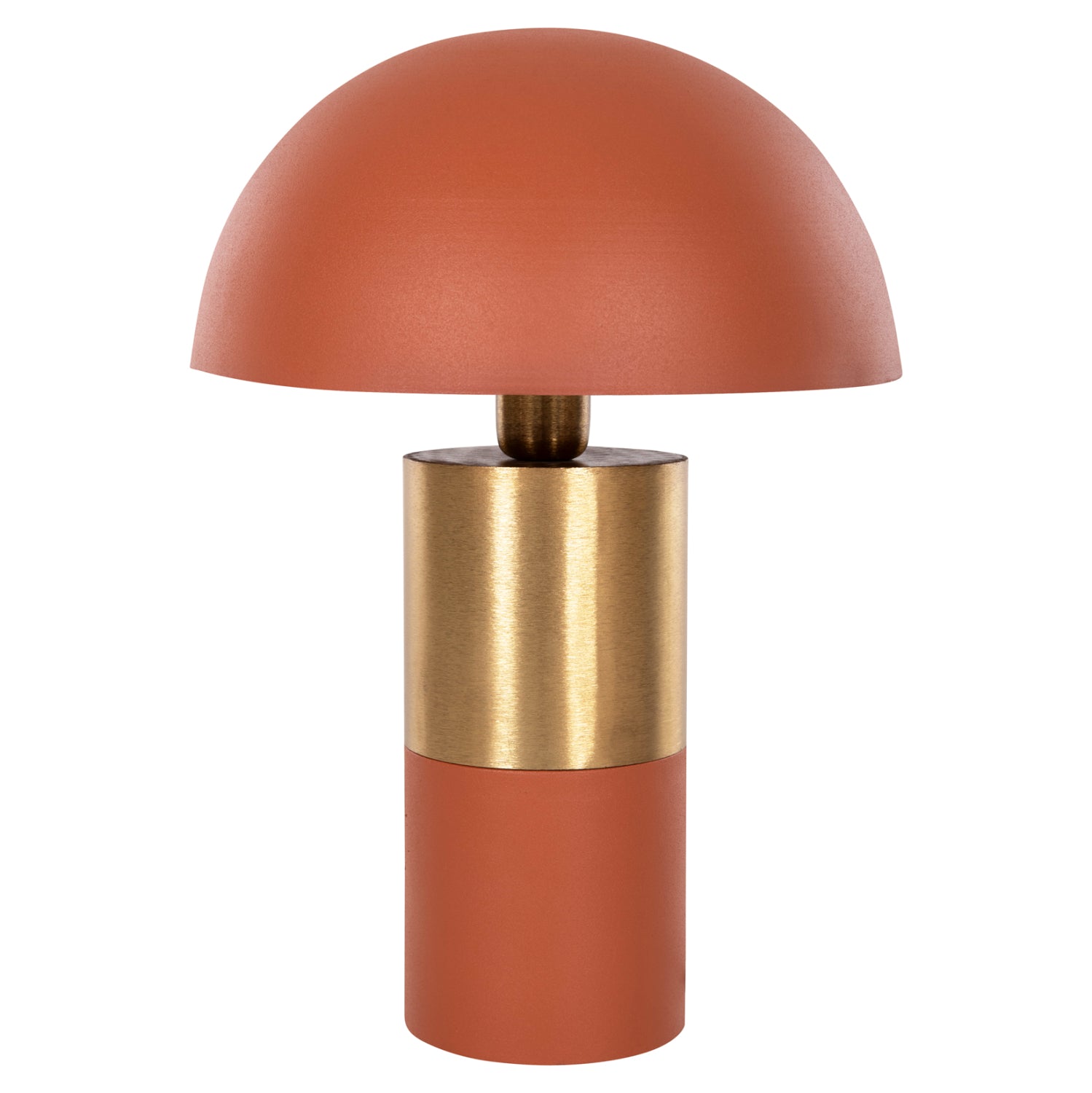 Настолна лампа PUNE оранжев-златист цвят Φ31x44H см