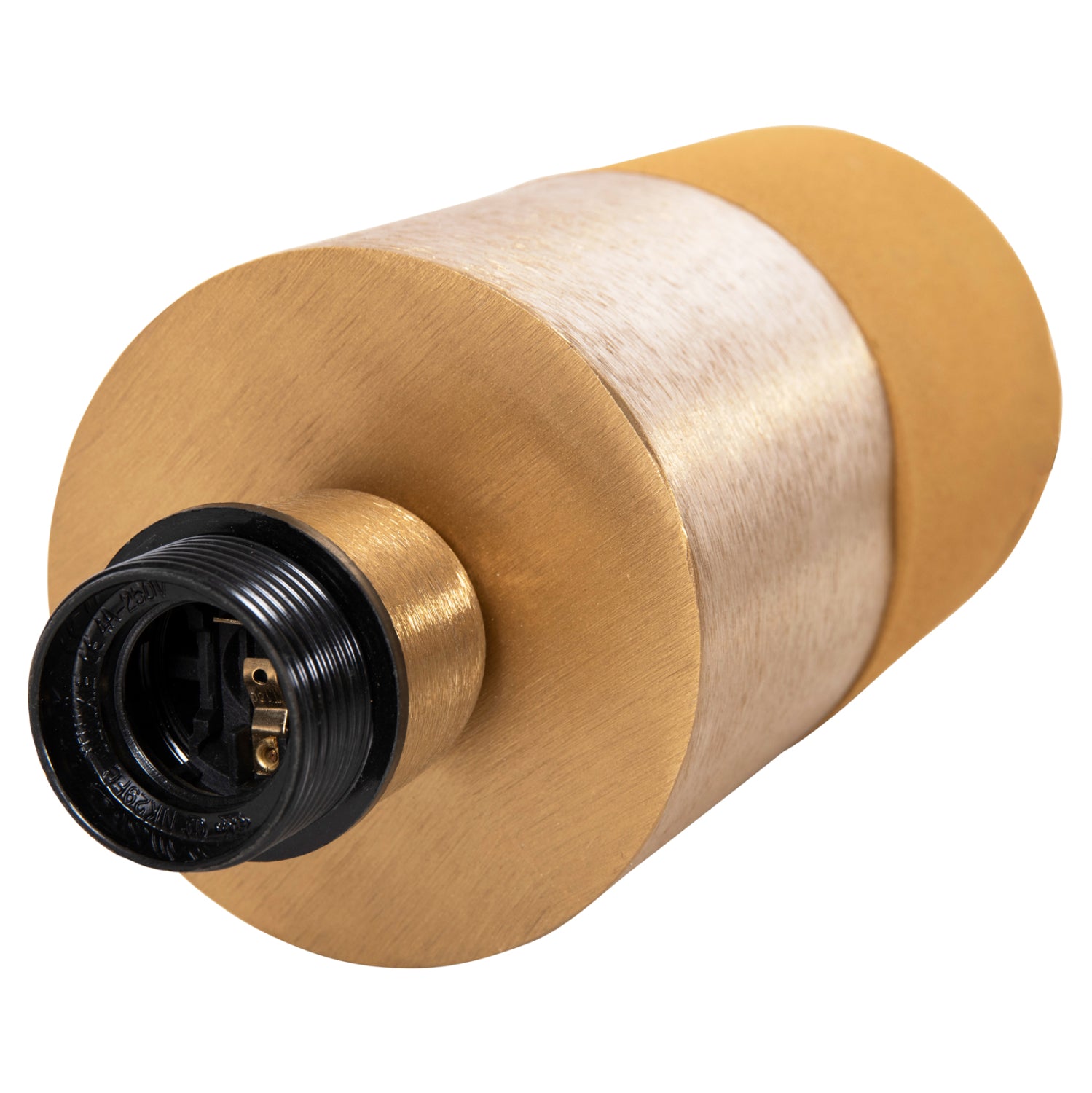 Настолна лампа  PUNE горчица-златист цвят  φ20.5x32.5см