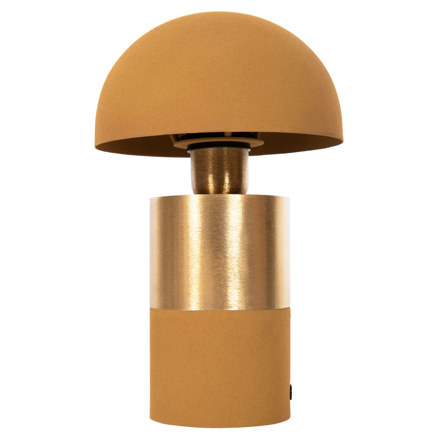 Настолна лампа PUNE цвят горчица-златист   ф18x28h см.