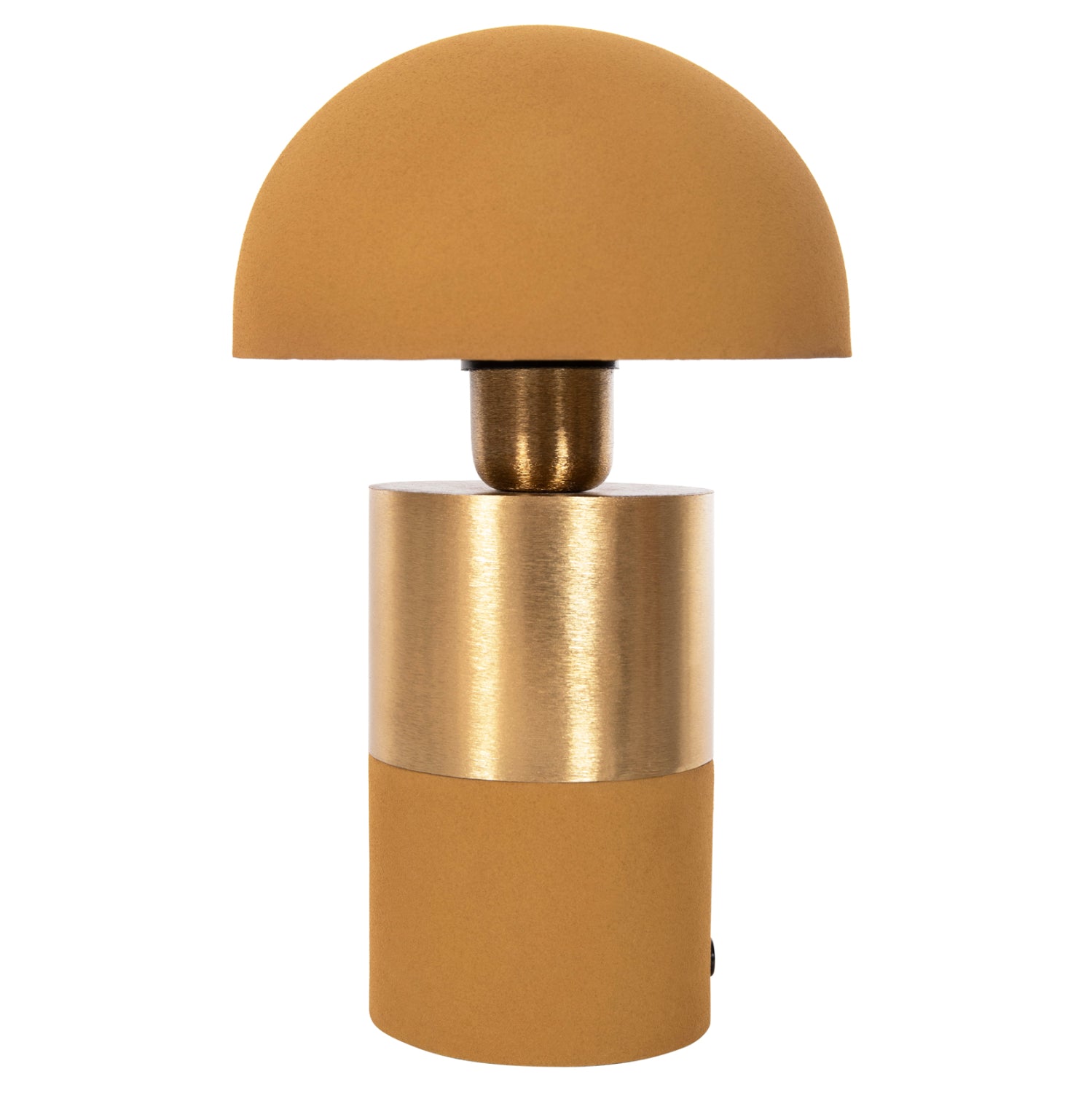 Настолна лампа PUNE цвят горчица-златист   ф18x28h см.