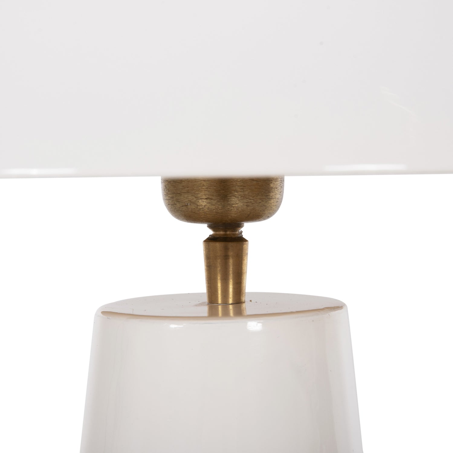 Настолна лампа SMUSH бял цвят Φ32.5x69см