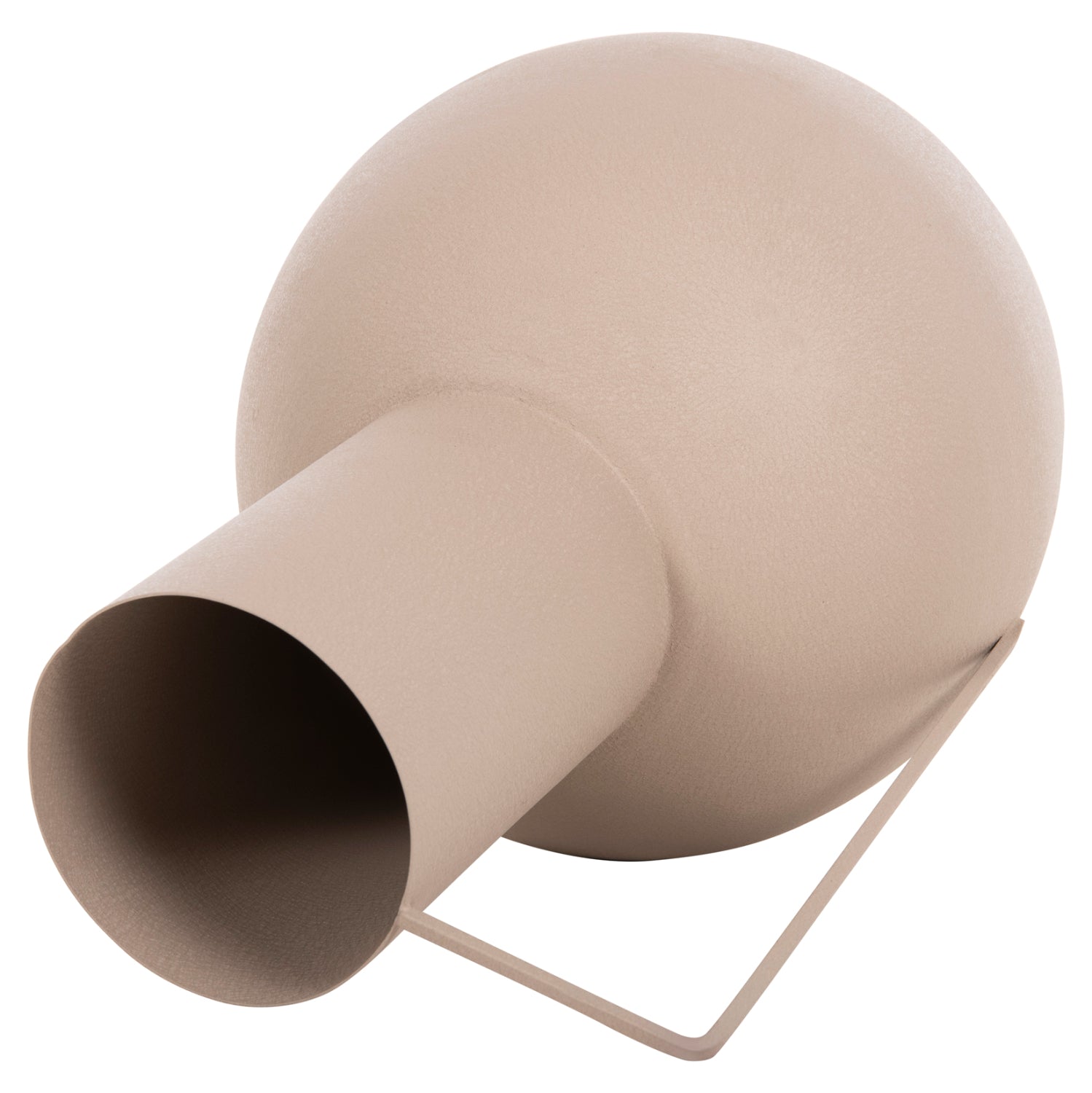 Декоративна ваза Флагон цвят екрю ф34