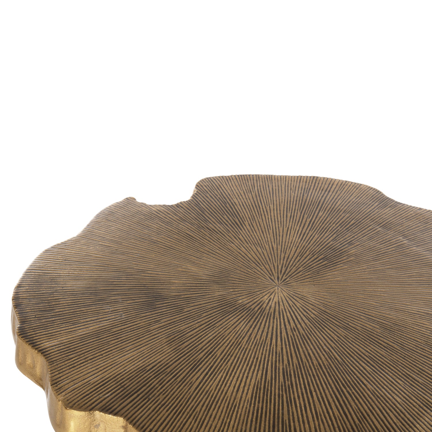 Холна маса ANGUL златист-черен цвят 62x62x44см