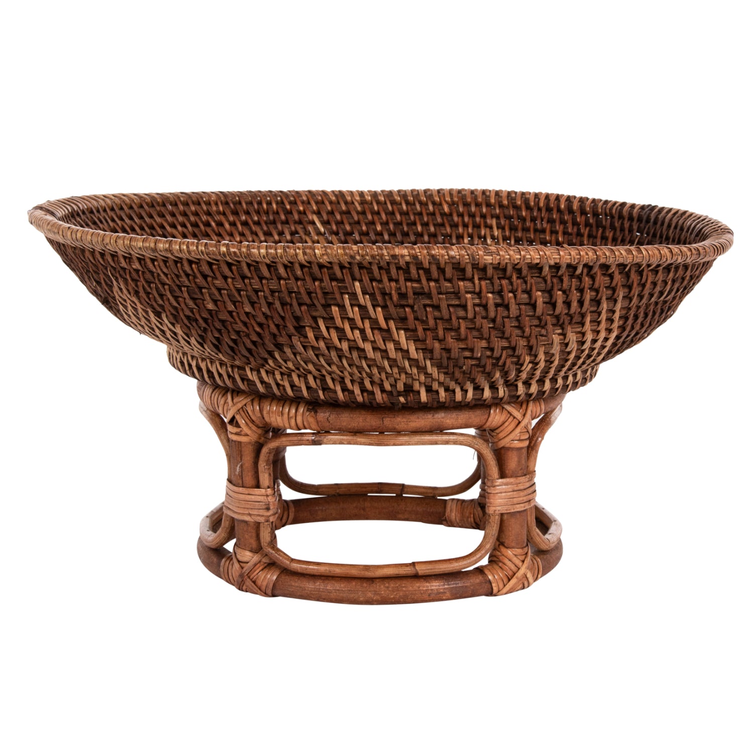 Дървена купа натурал Φ35x18