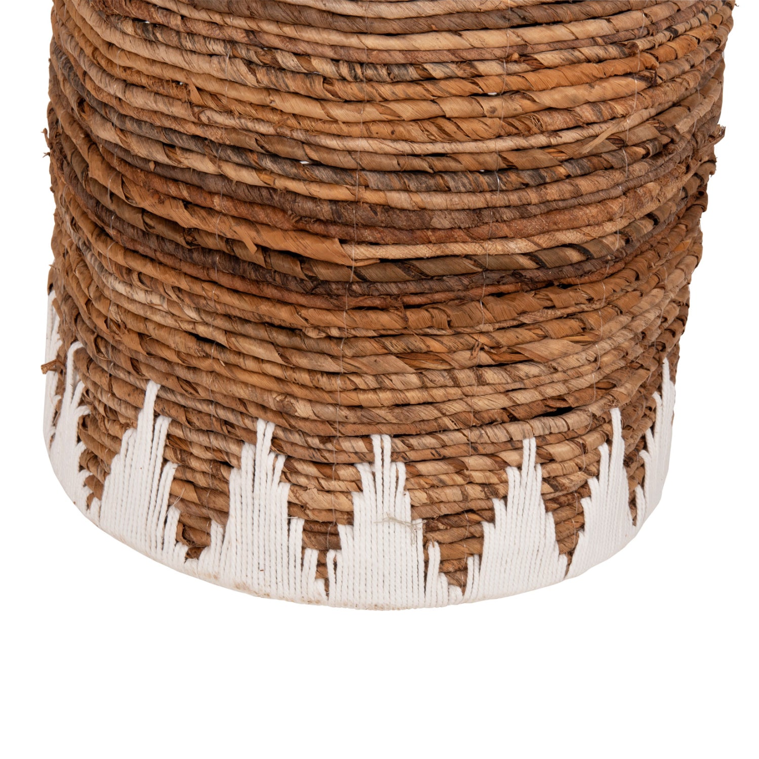 Кошници 3броя с капак ратан натурал Φ42x63