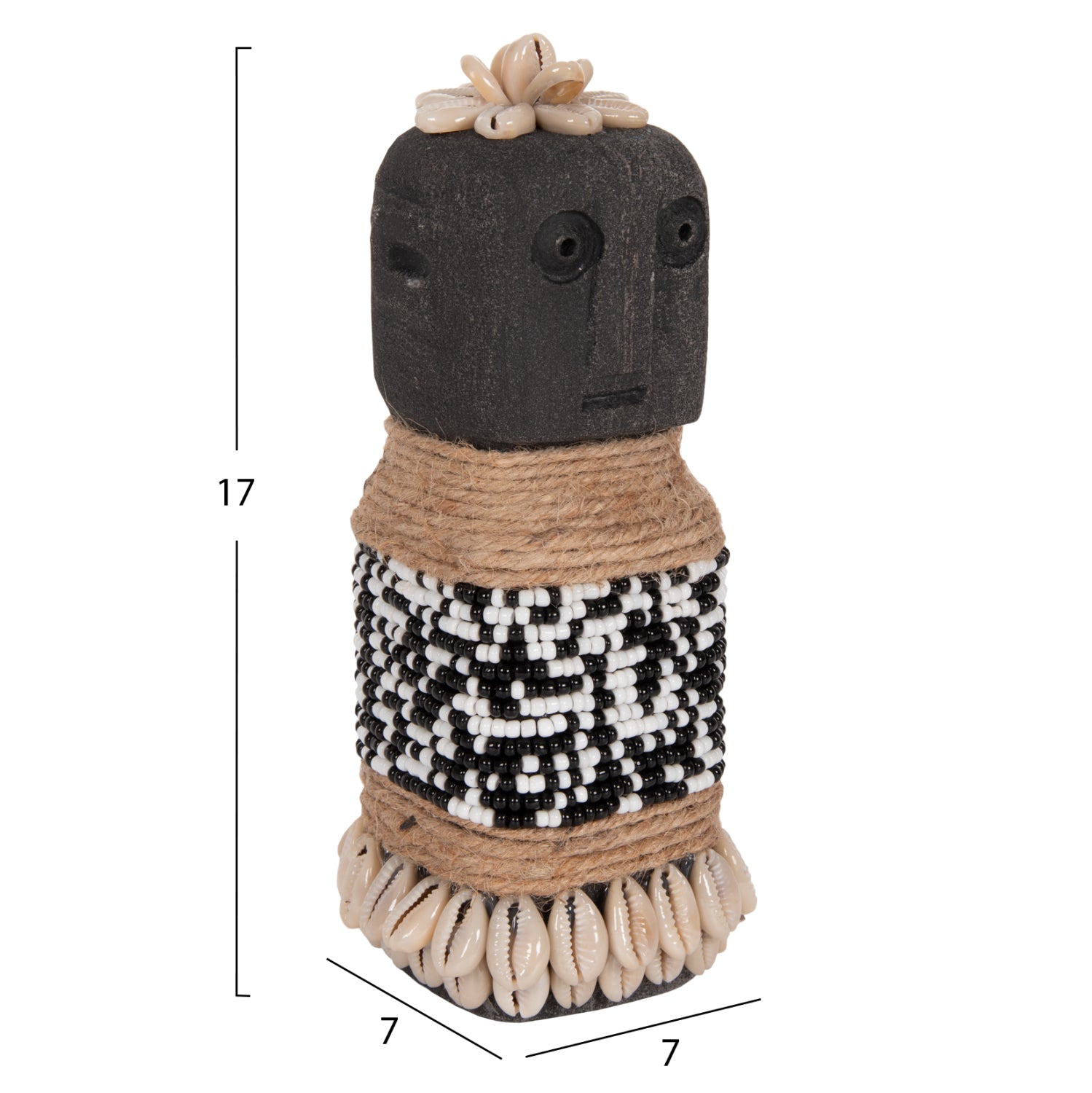 Декорация PARAS натурал 7x7x17