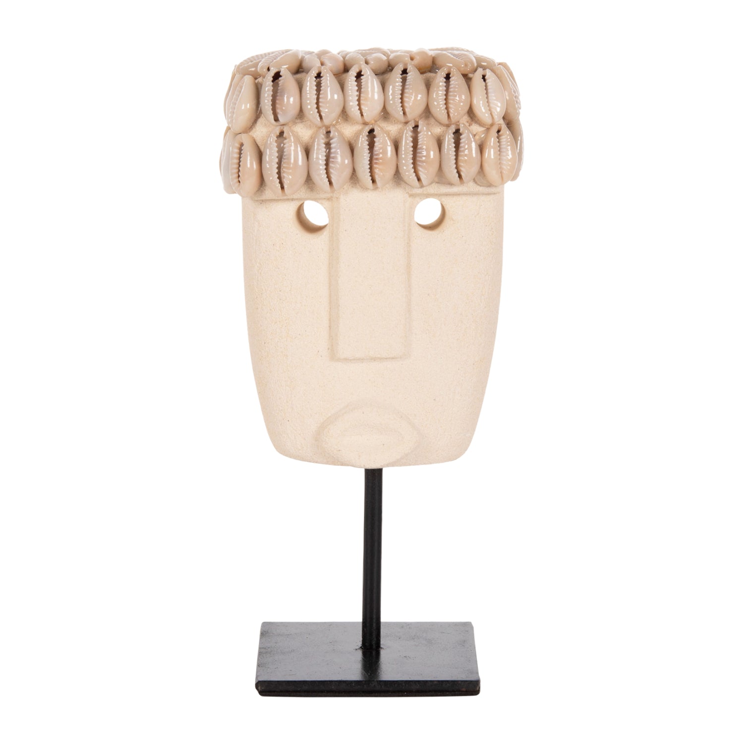 Декоративен настолен камък paras на черна метална стойка 9x6x19см